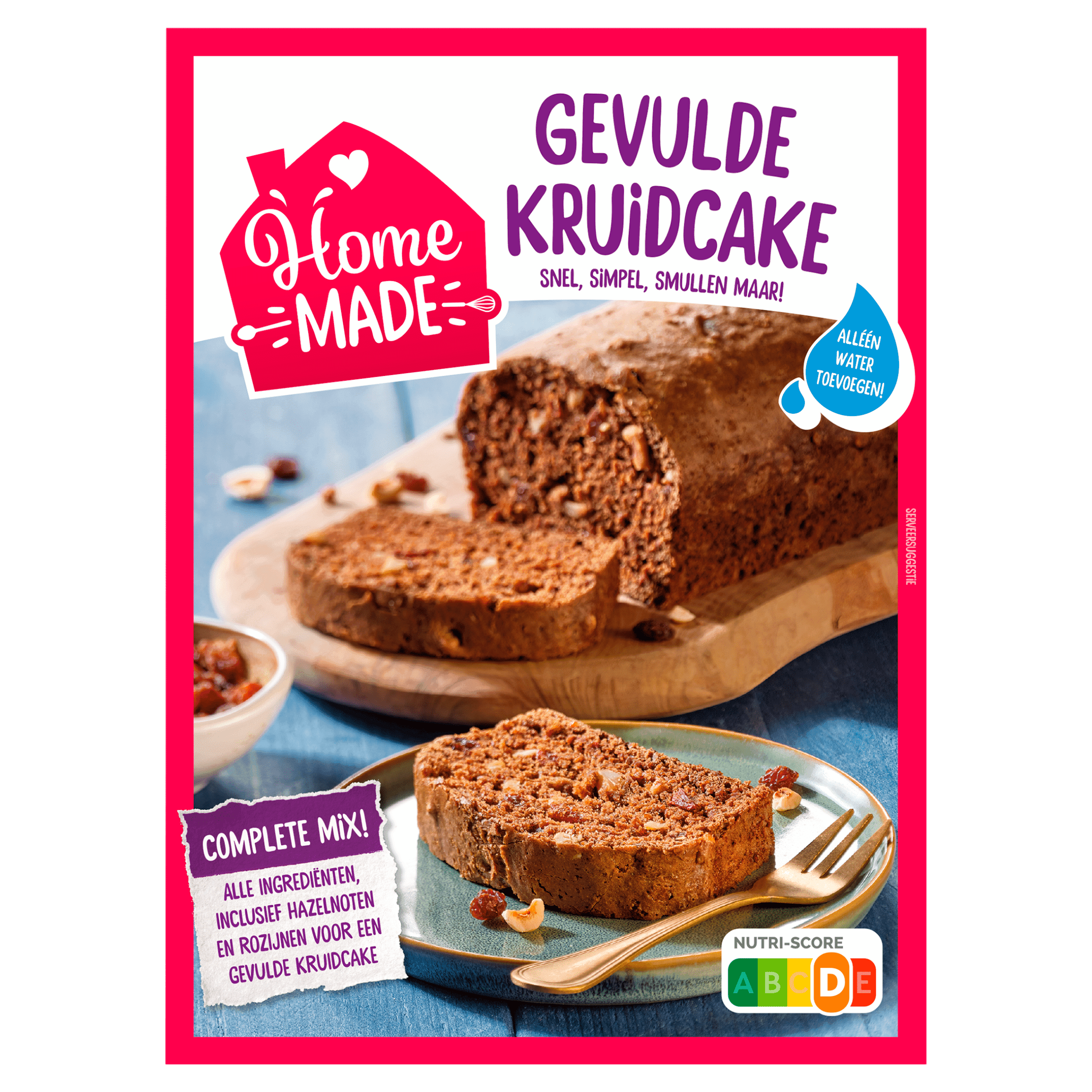 Homemade Kruidcakemix gevuld