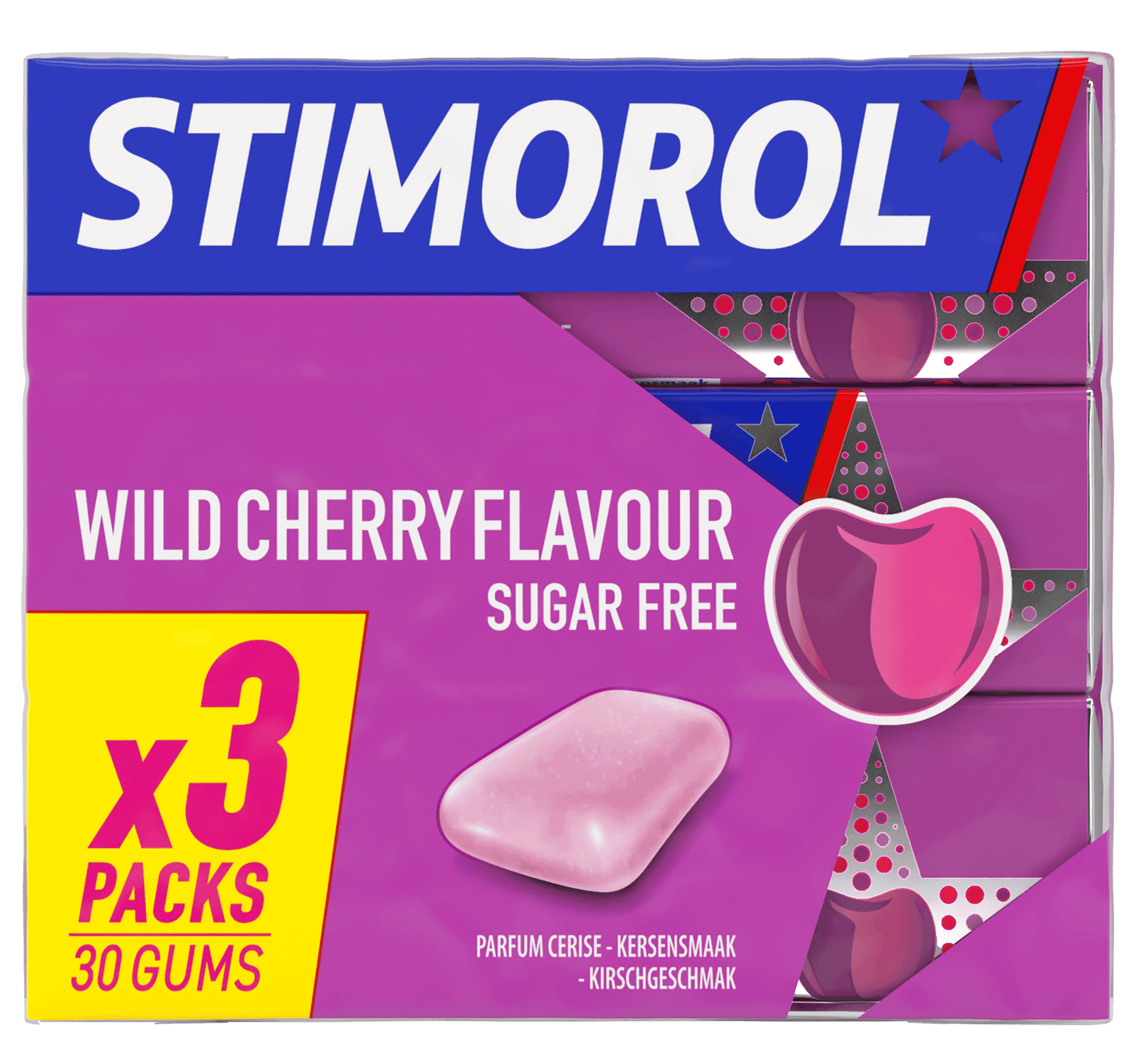 Stimorol Wild cherry 3-pack