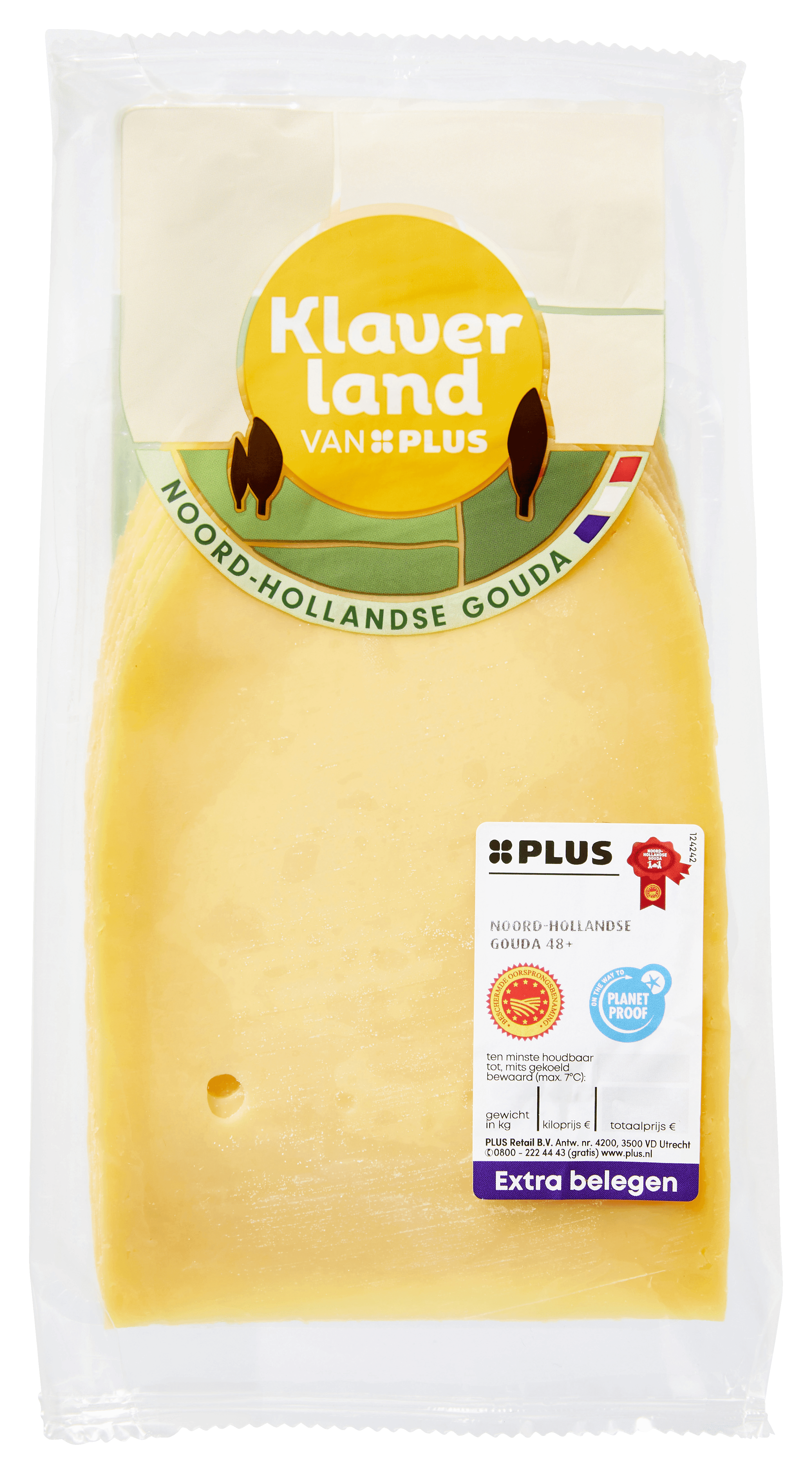 PLUS Klaverland Extra belegen 48+ plakken