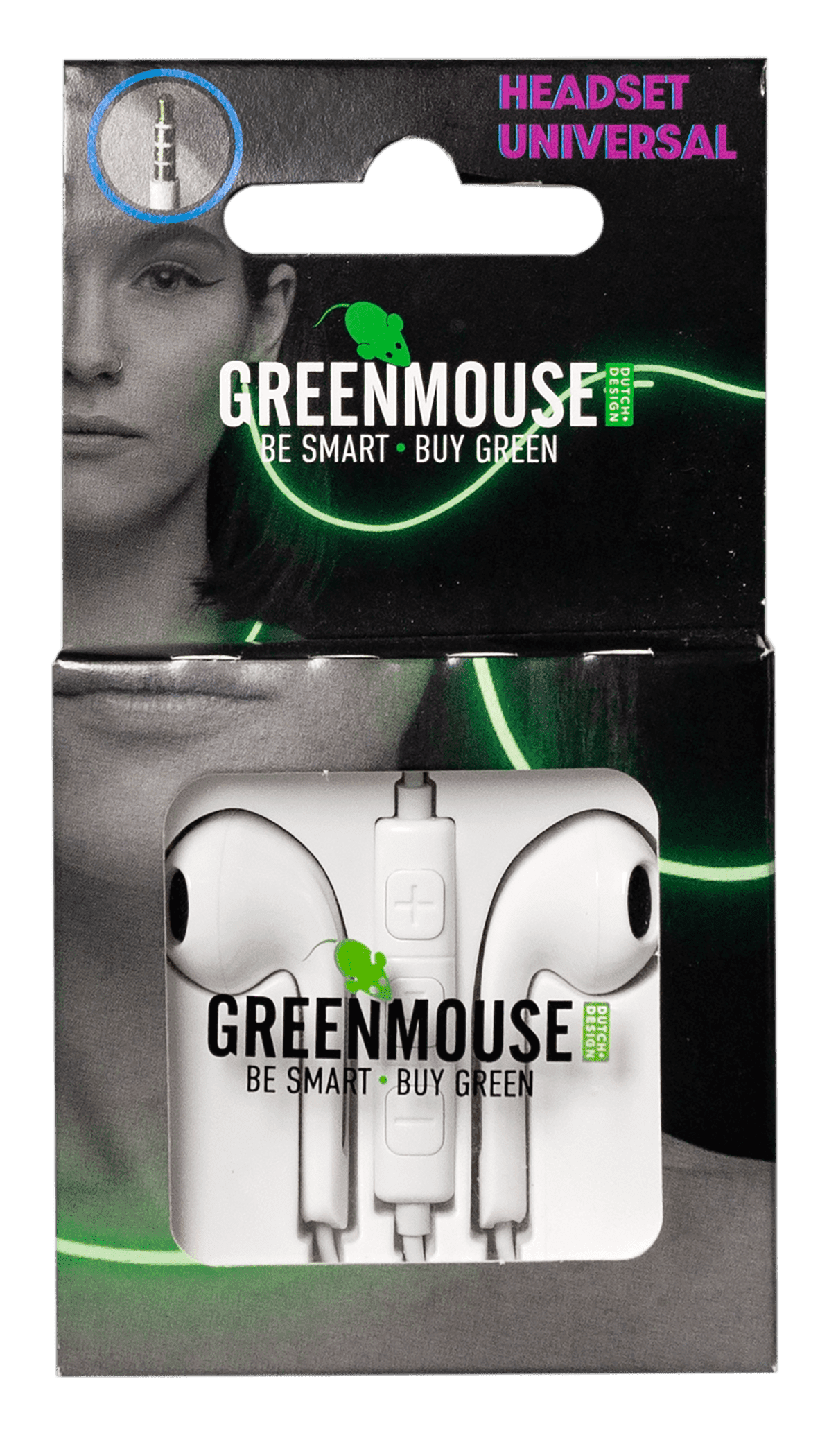 GreenMouse Headset Connection 3.5 mm