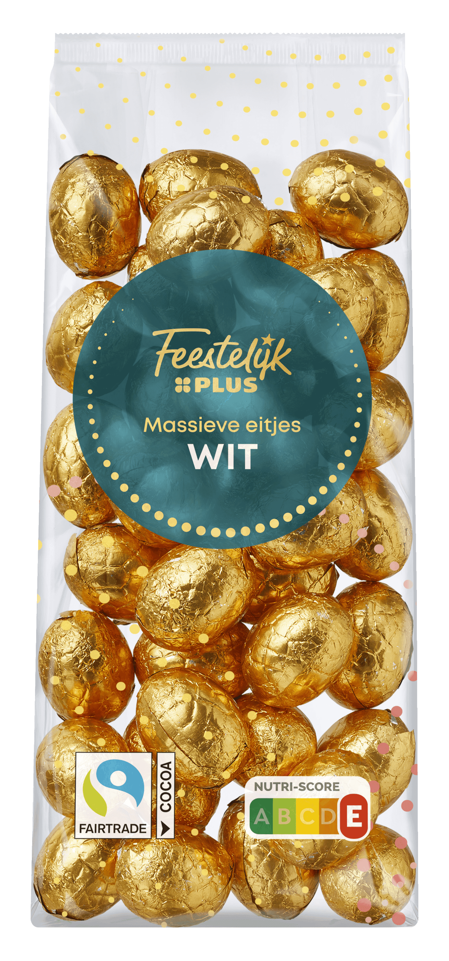 Feestelijk PLUS Paaseitjes wit massief