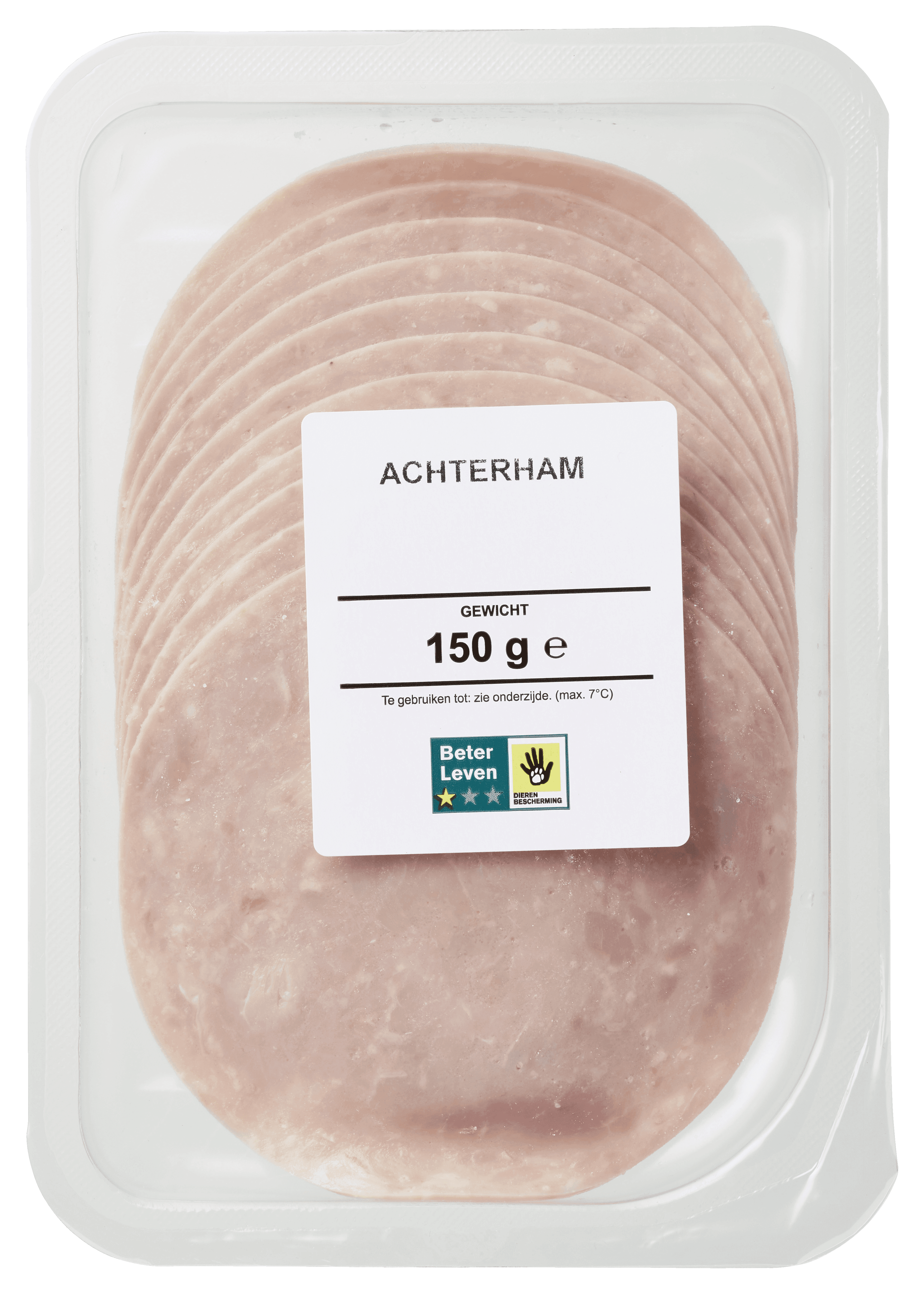 Neutraal Achterham BLK
