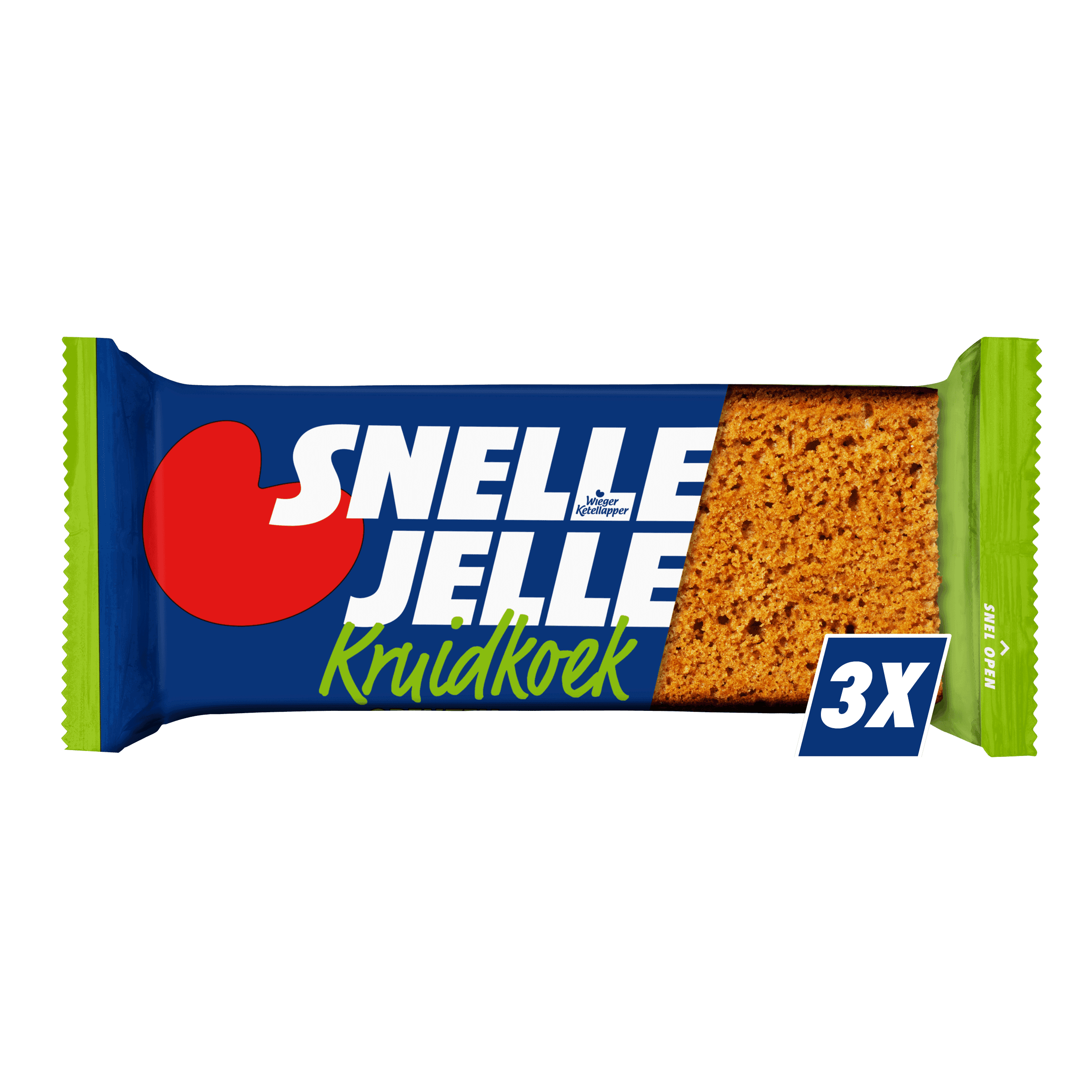 Snelle Jelle Kruidkoek naturel 3 pk