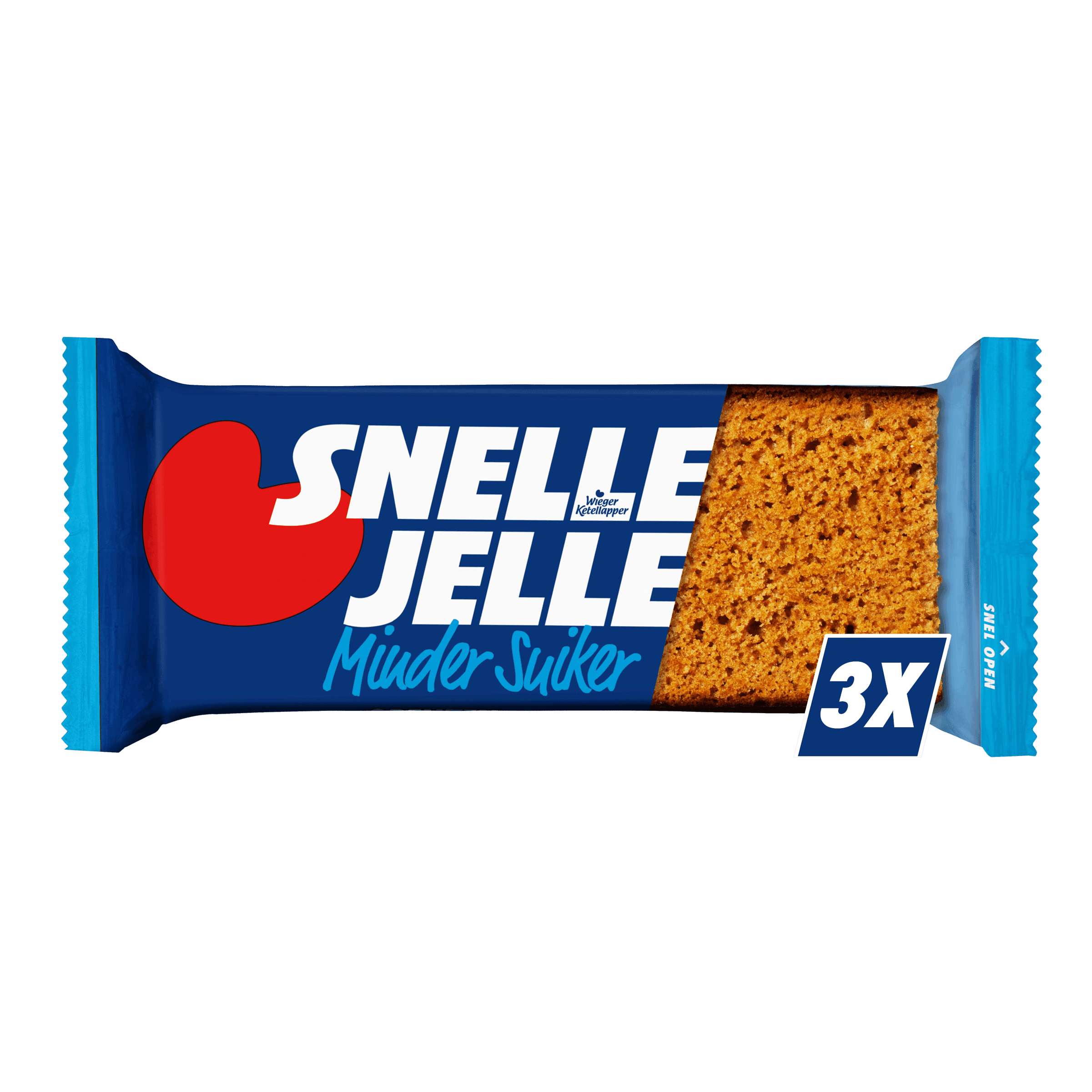 Snelle Jelle Kruidkoek minder suiker 3pk