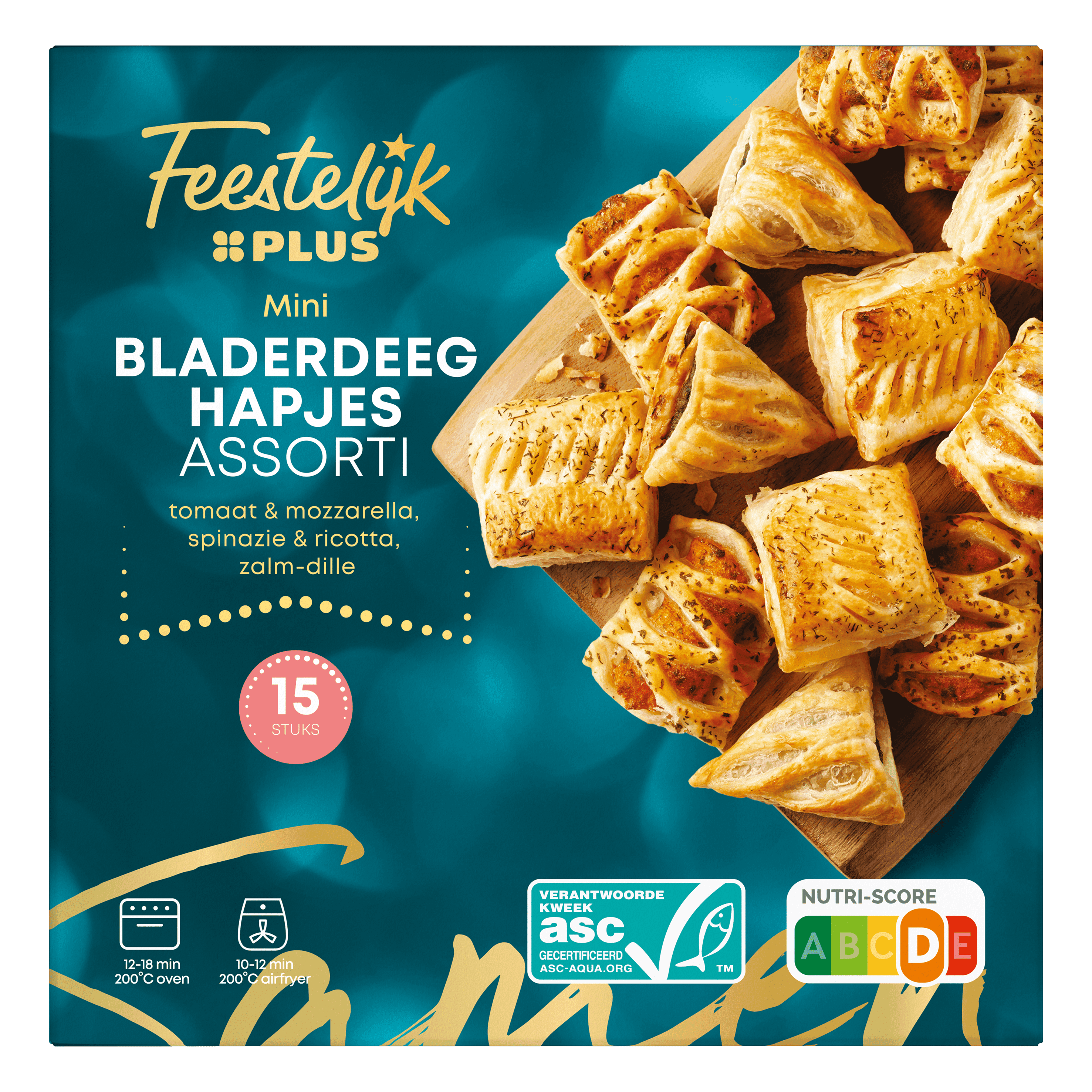Feestelijk PLUS Bladerdeeghapjes