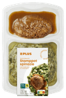 PLUS Spinazie stamppot hamburger