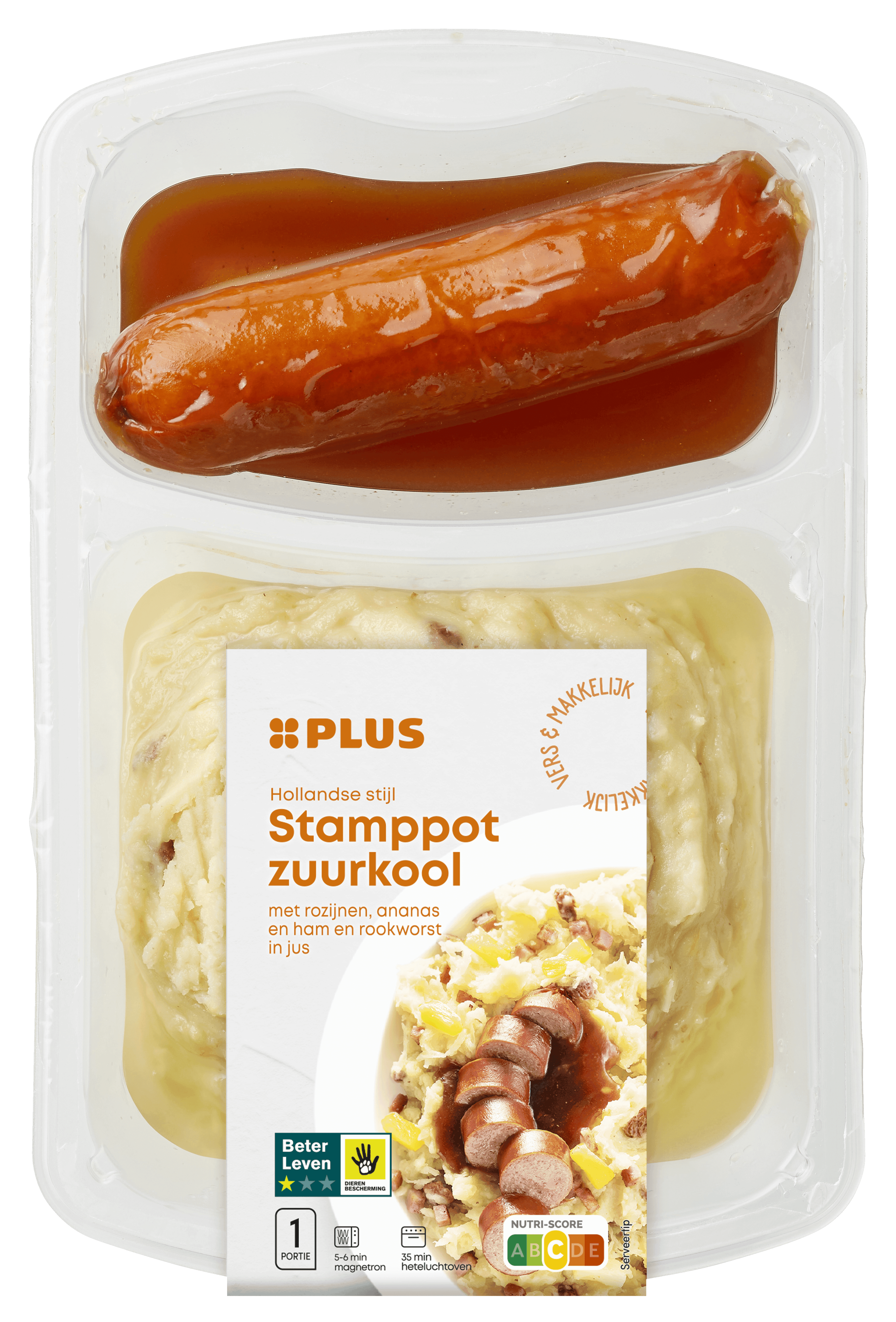 PLUS Zomerzuurkoolstamppot