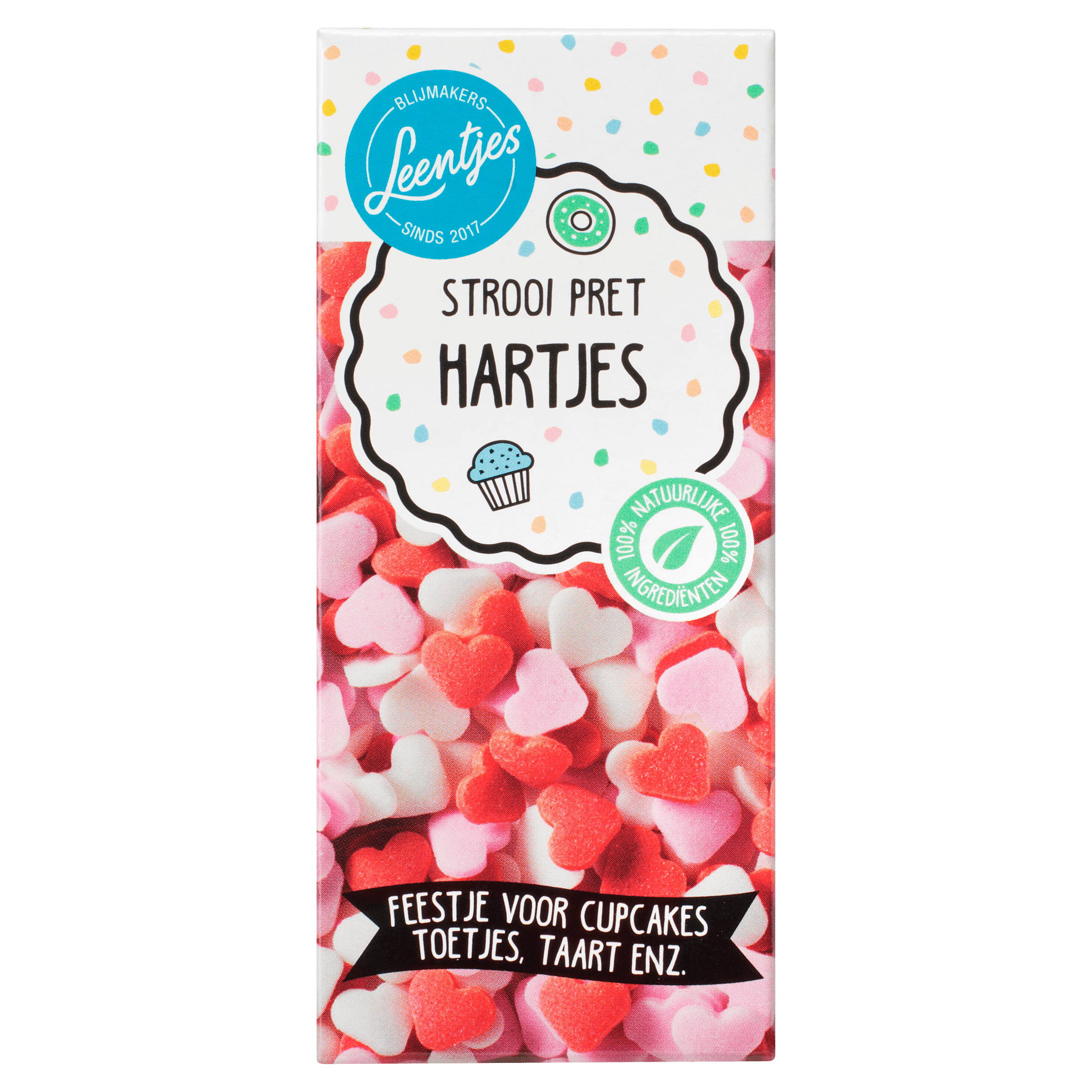 Leentjes Strooipret hartjes mix