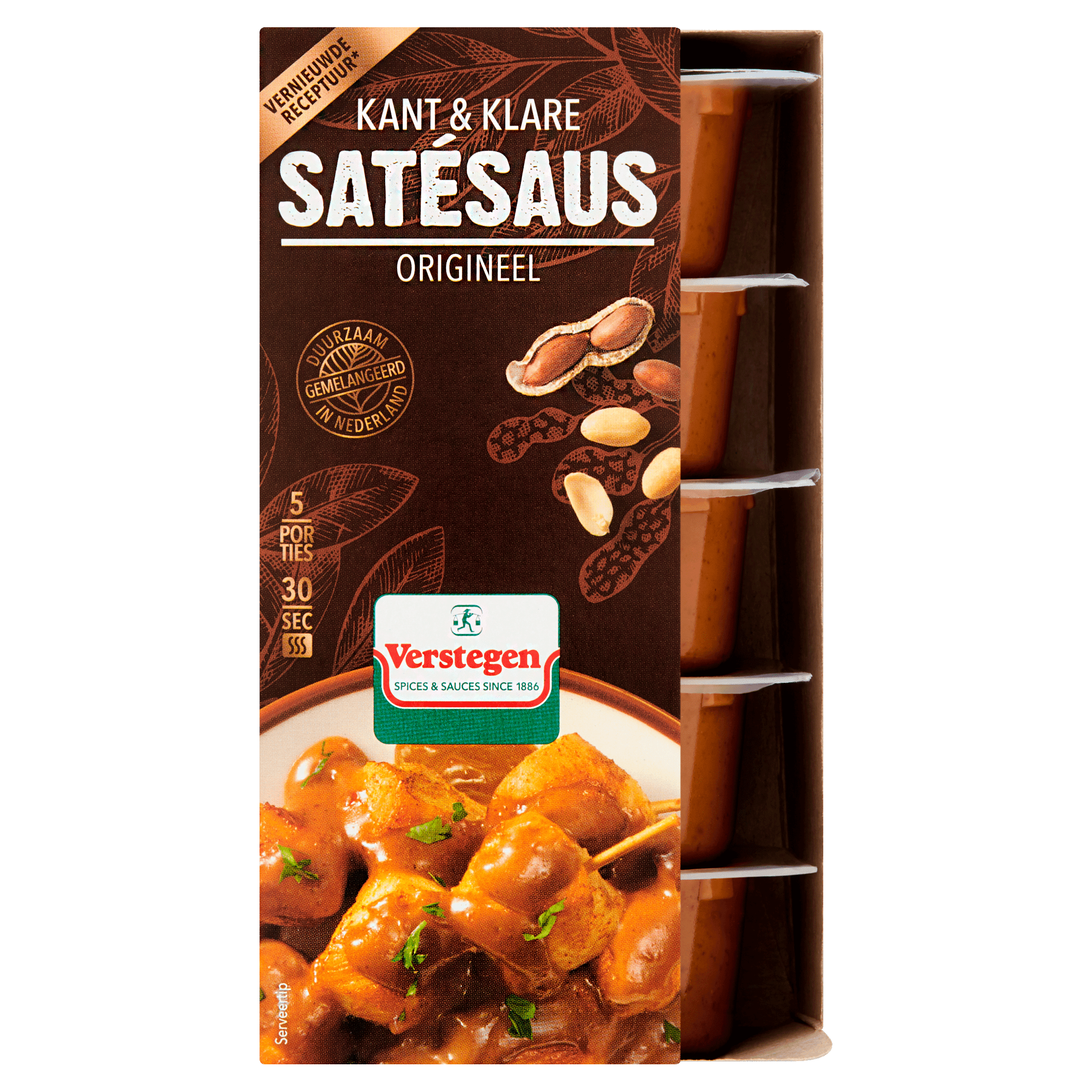 Verstegen Satésaus kant & klaar 5-pack