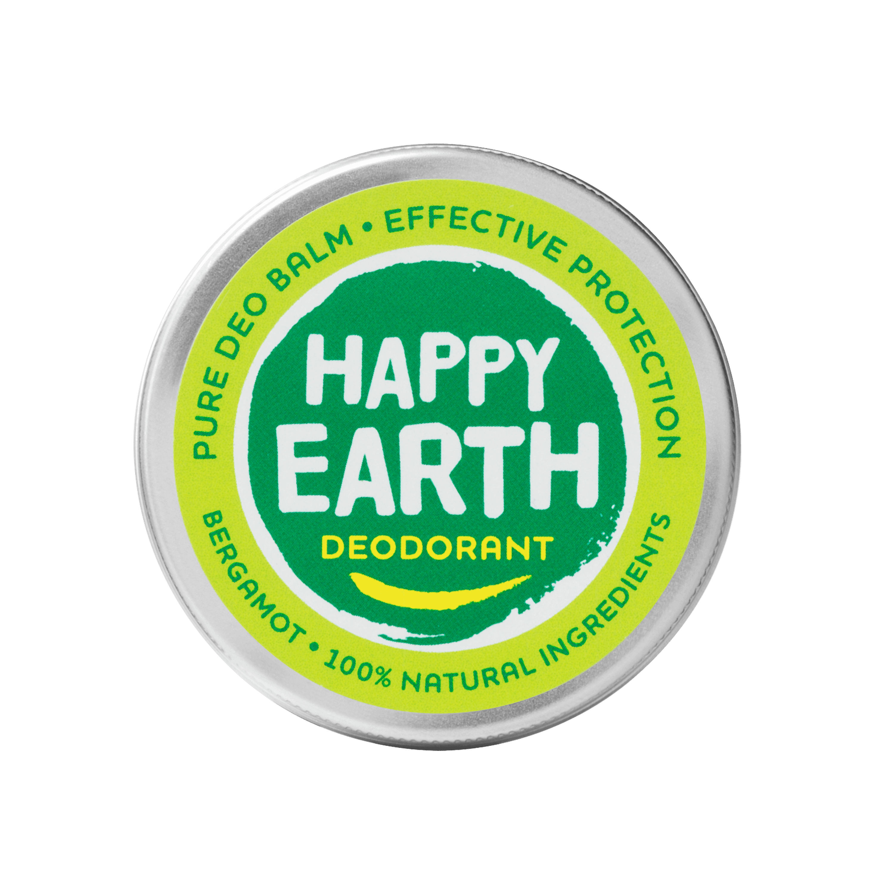 Happy Earth 100% Natuurlijke Deo Balm Bergamot