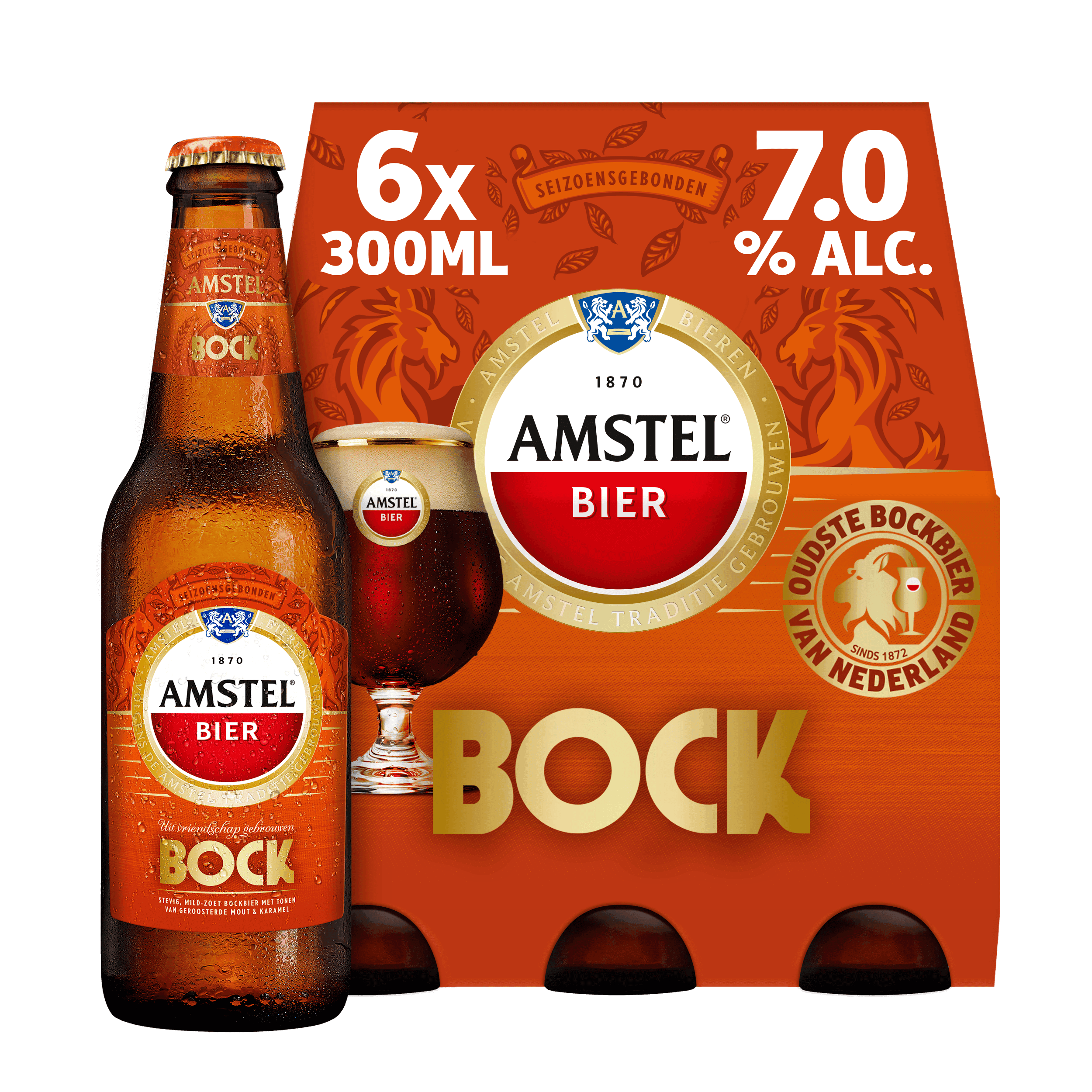 Amstel Herfstbock bier fles