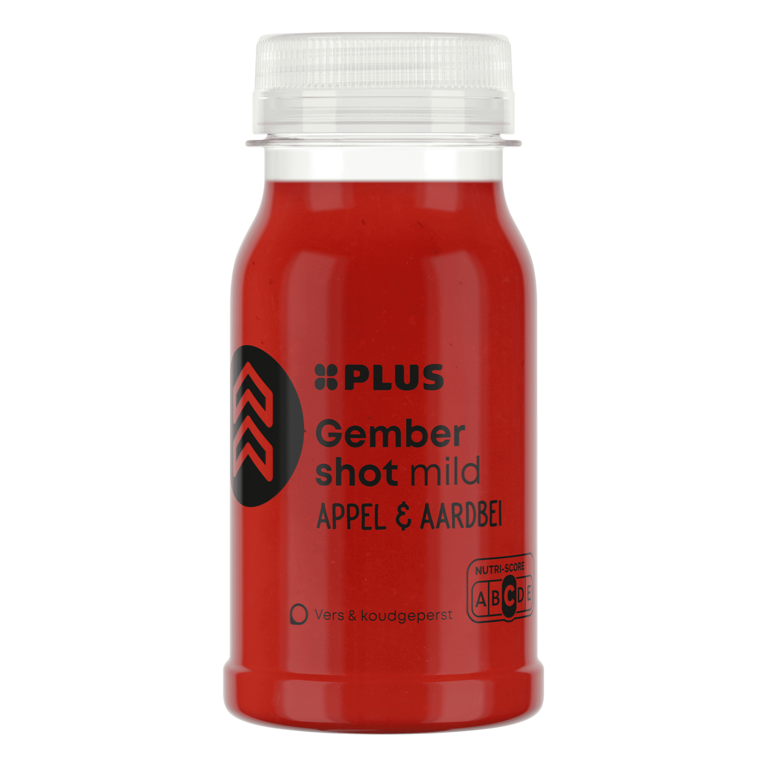 PLUS Vers shot gember aardbei (mild)