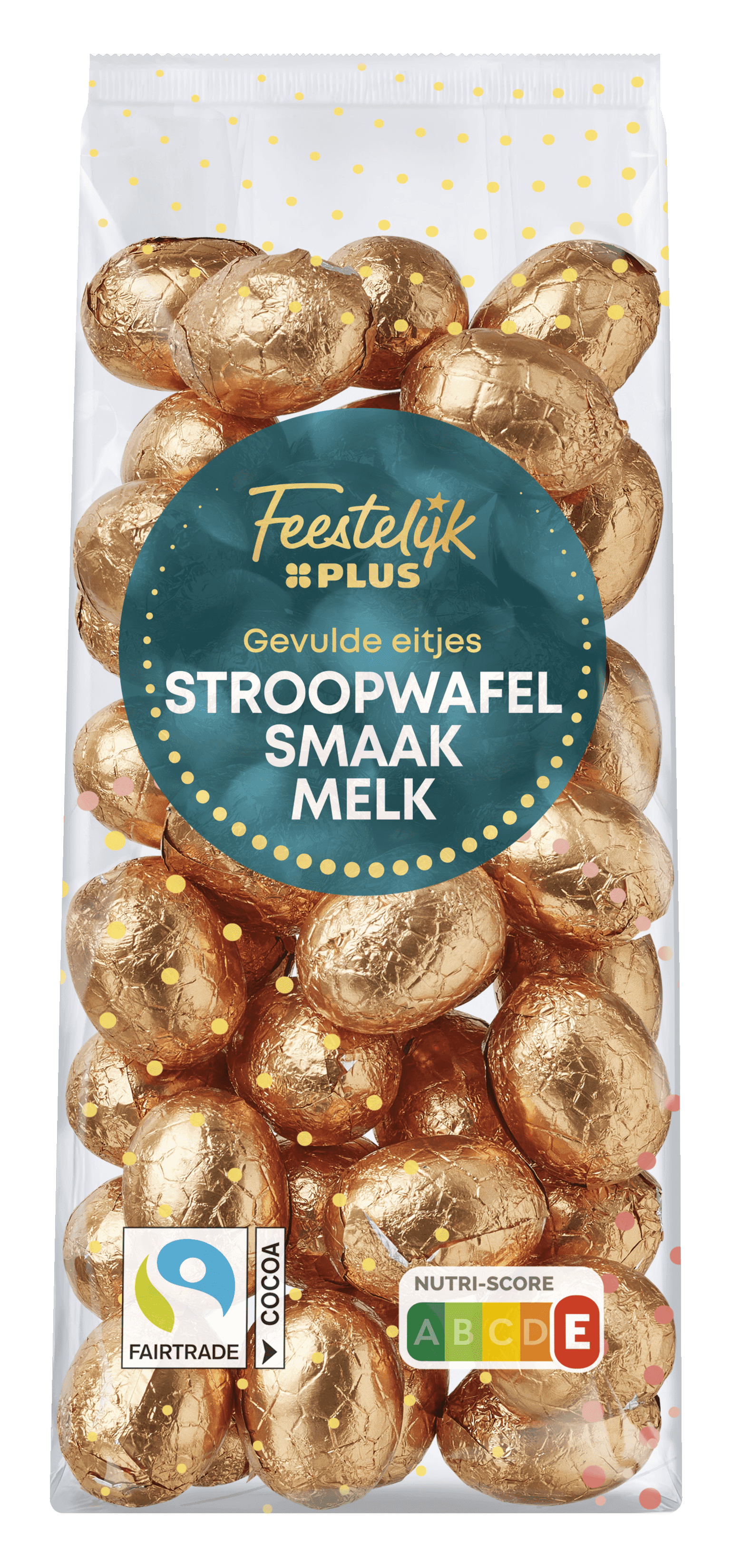 Feestelijk PLUS Paaseitjes melk stroopwafel