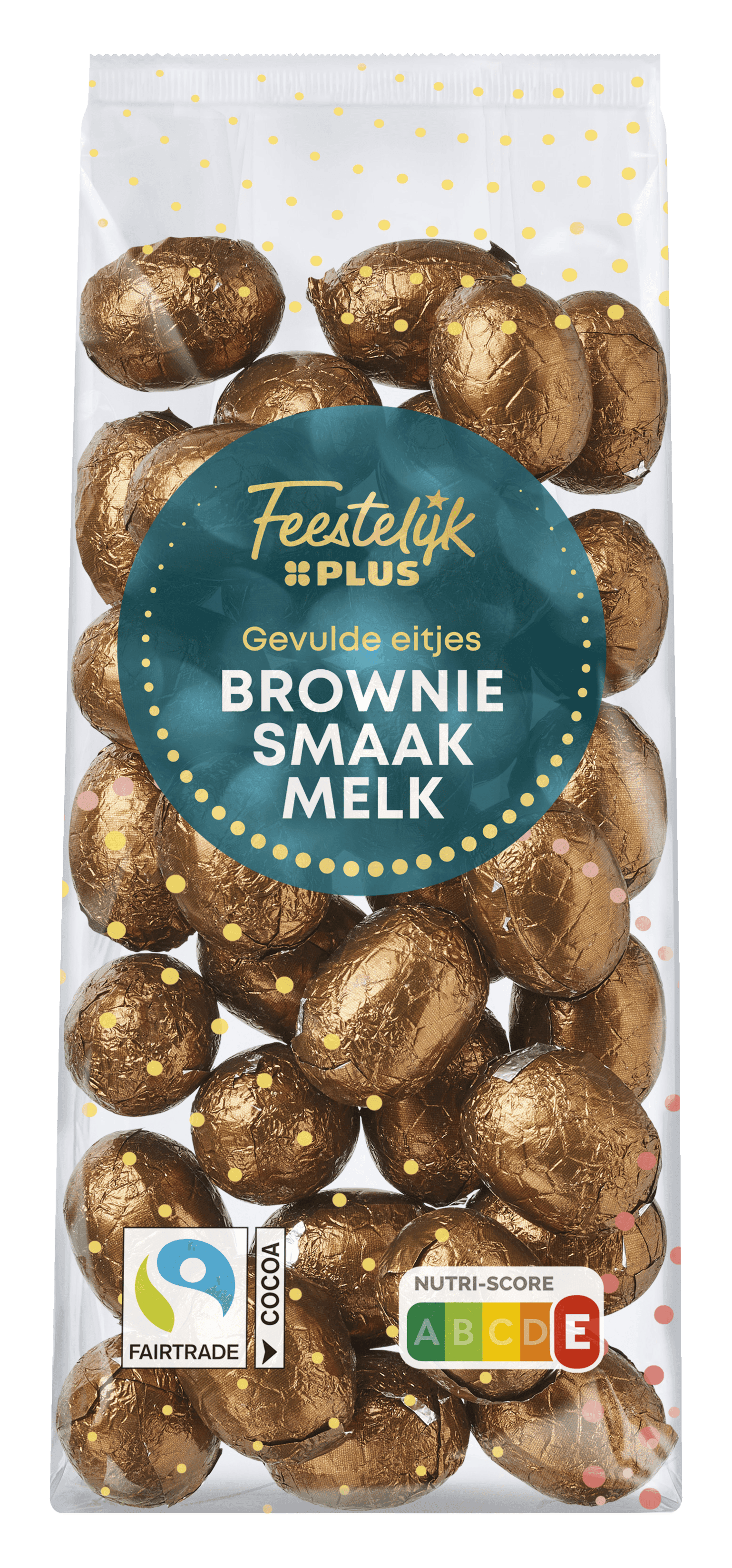 Feestelijk PLUS Paaseitjes melk brownie