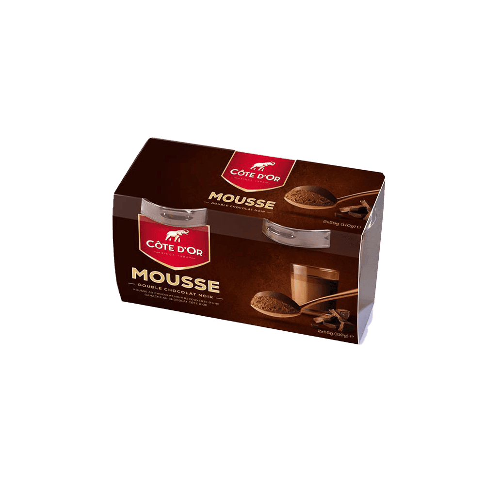 Mondelez Côte d'or chocolade mousse 2x55g