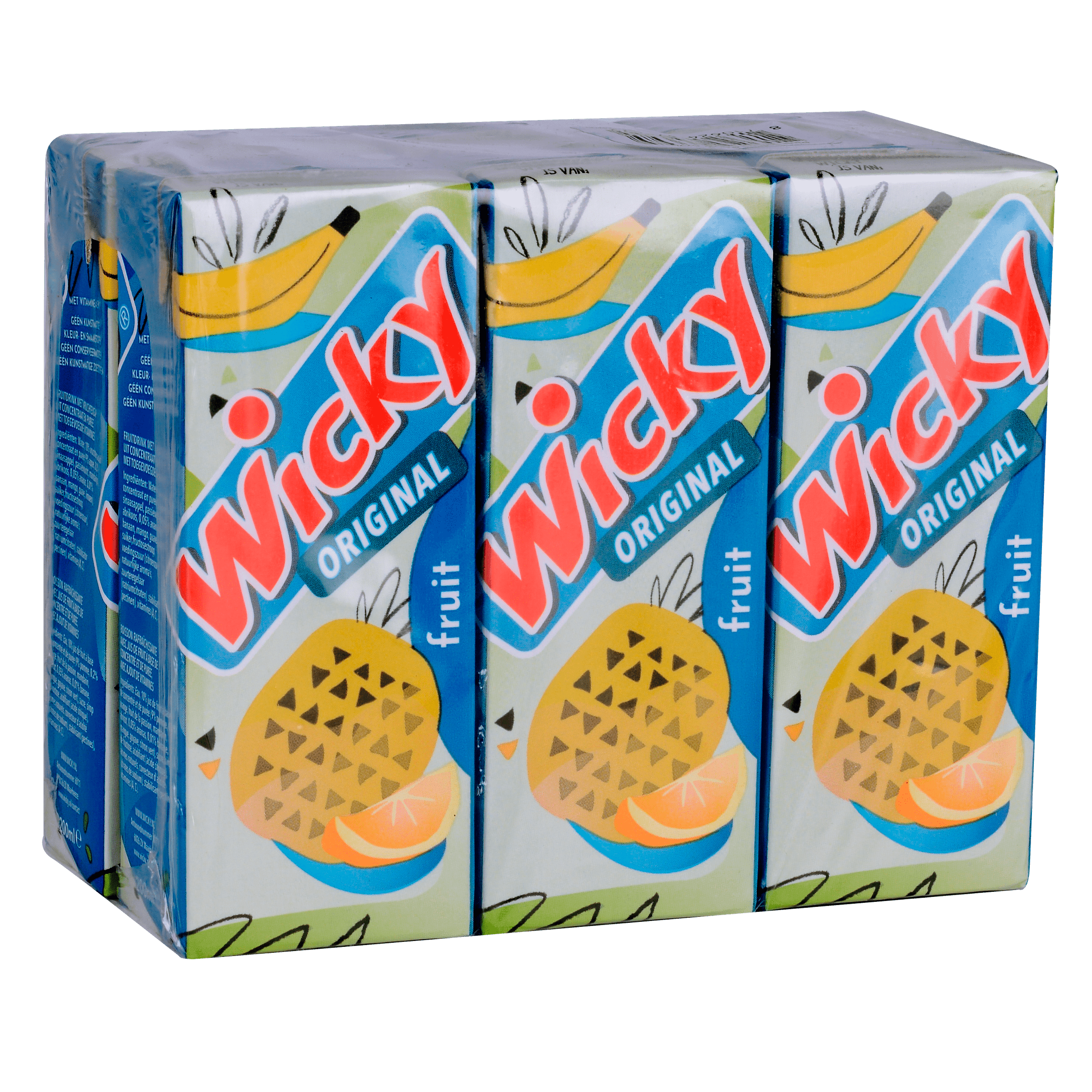 Wicky Original fruit 6-pack