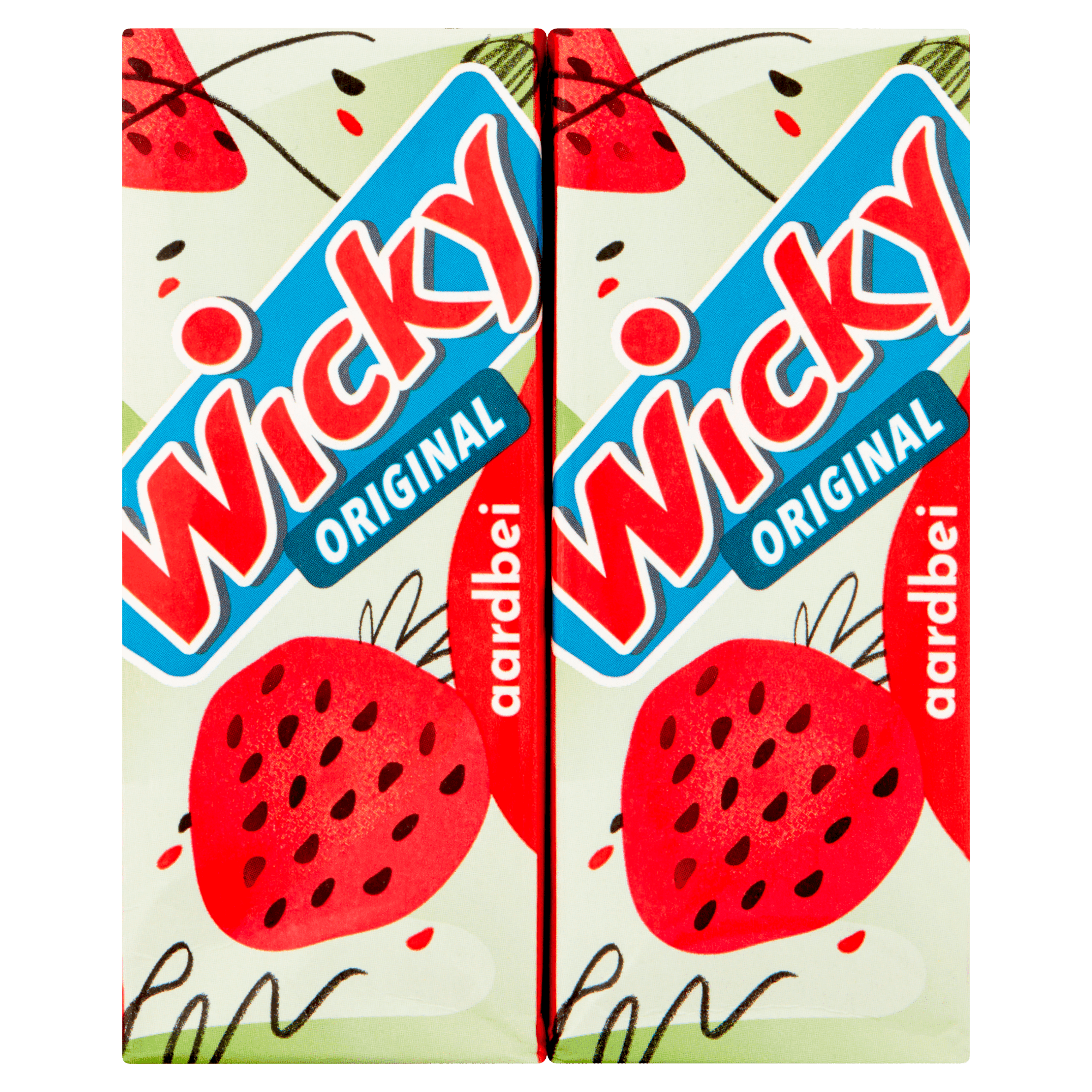 Wicky Original aardbei 6-pack