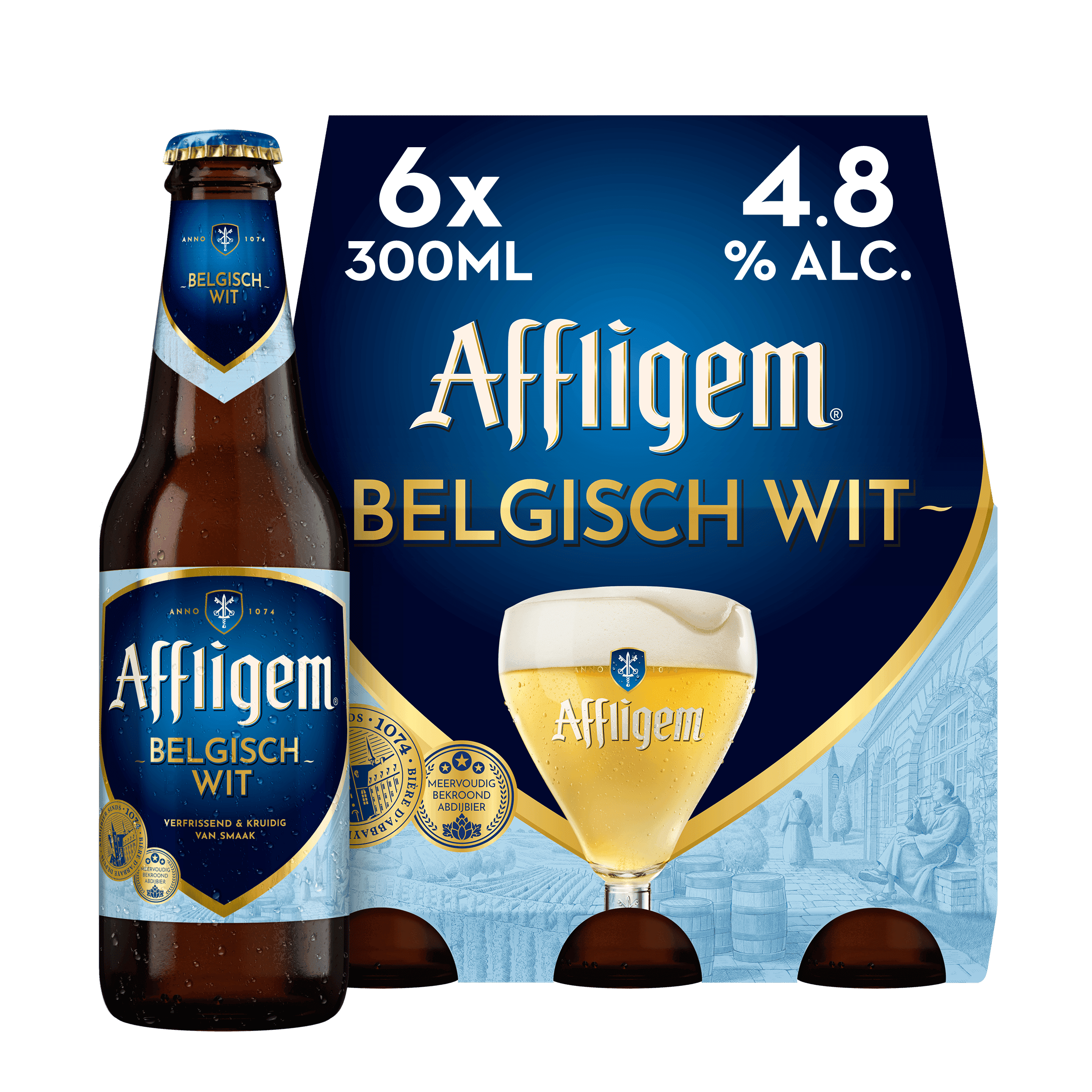 Affligem Belgisch wit bier fles