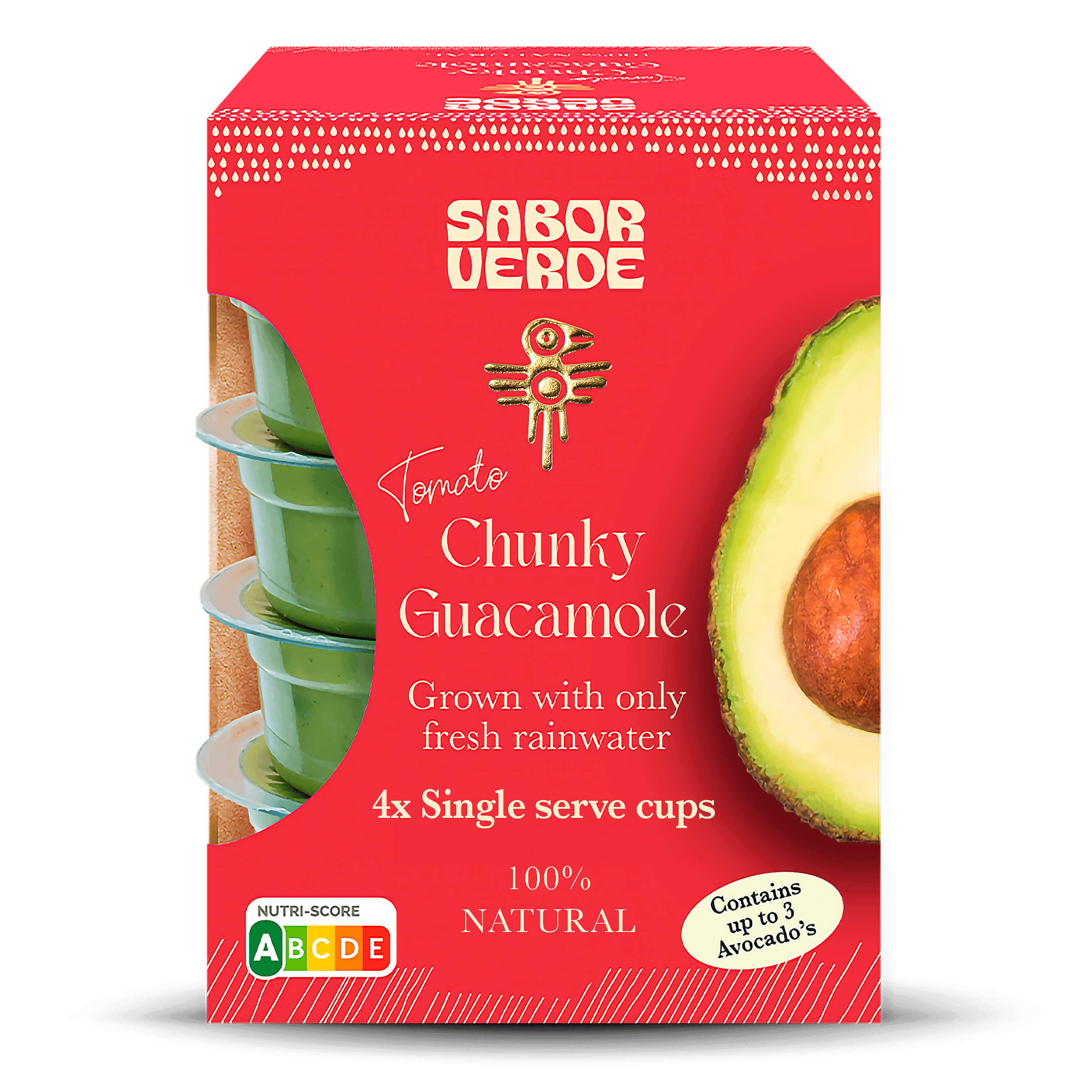 Sabor Verde Chunky Guacamole Tomato kuipje