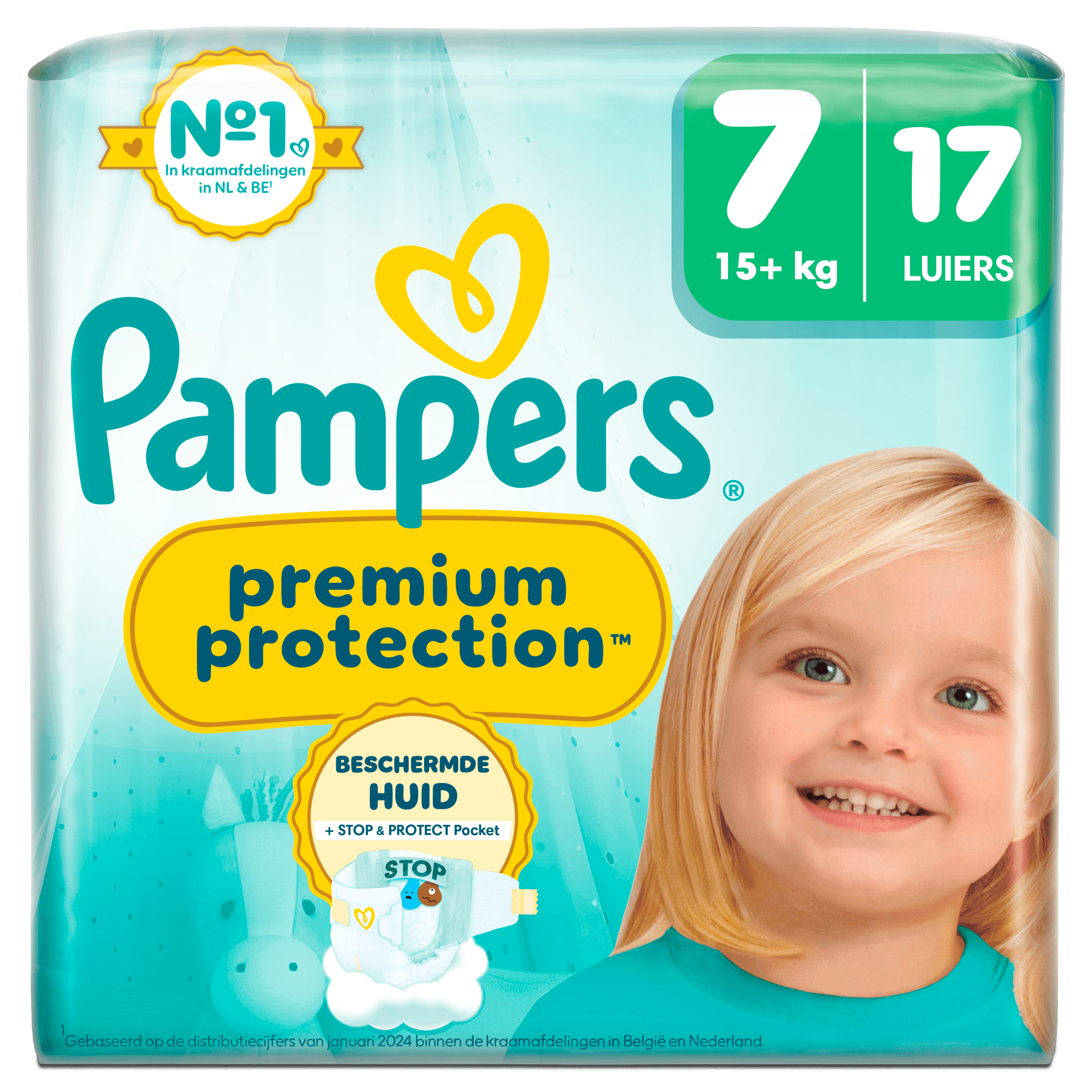 Pampers Premium Protection maat 7