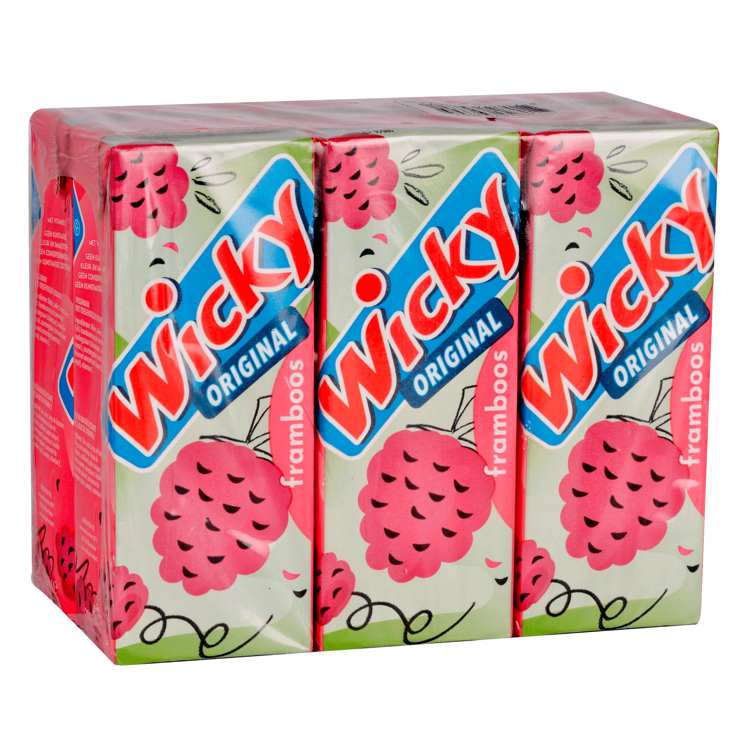 Wicky Original framboos 6-pack