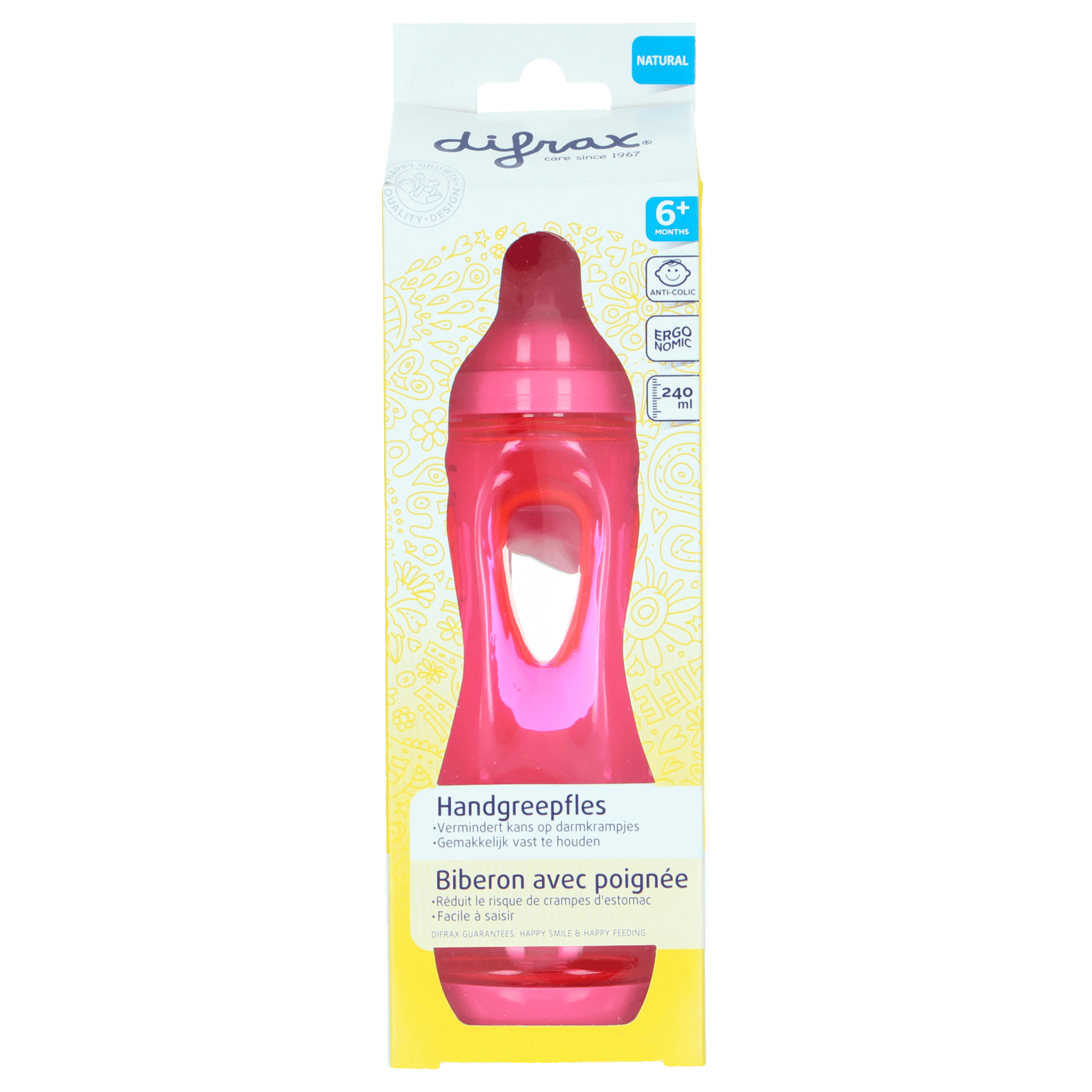 Difrax Handgreepfles groot