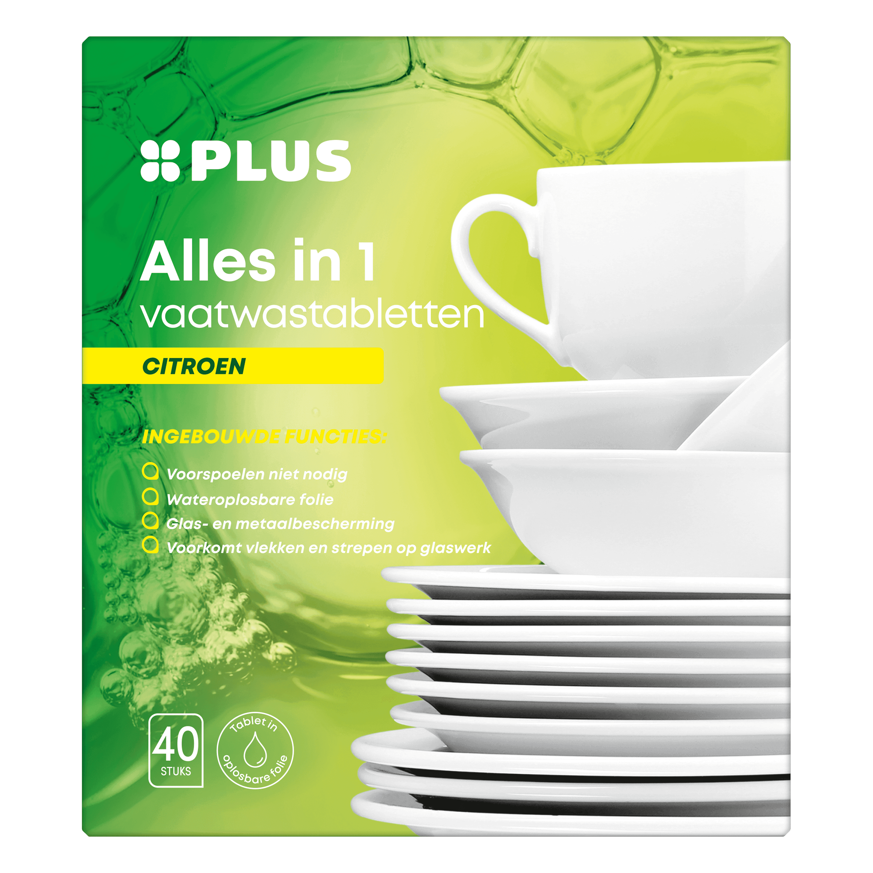 PLUS PLUS Vaatwastablet citroen AIO