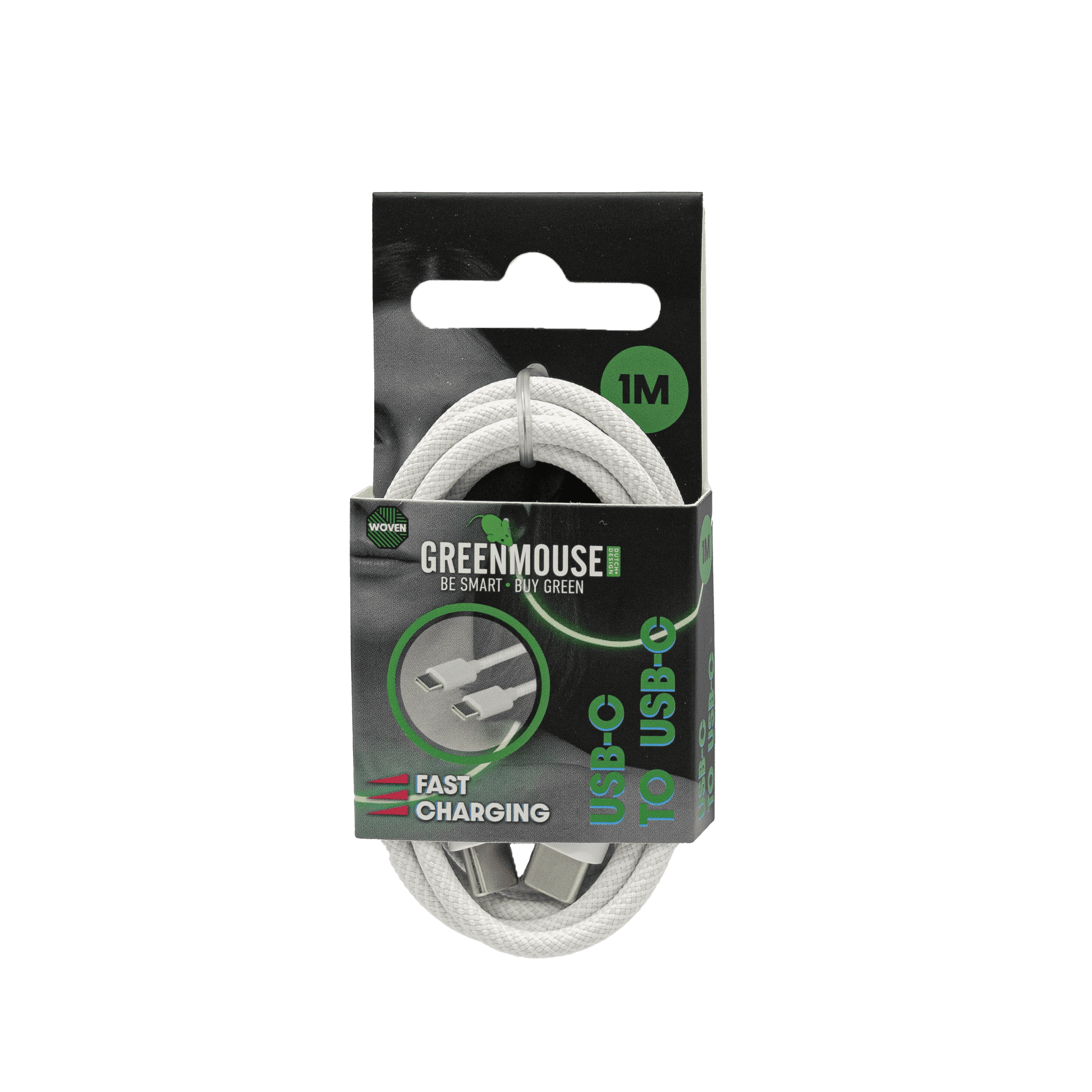 GreenMouse HP Zwart USB-C to USB-C data cable 1m