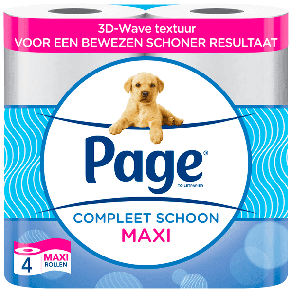 Page Compleet Schoon toiletpapier maxi