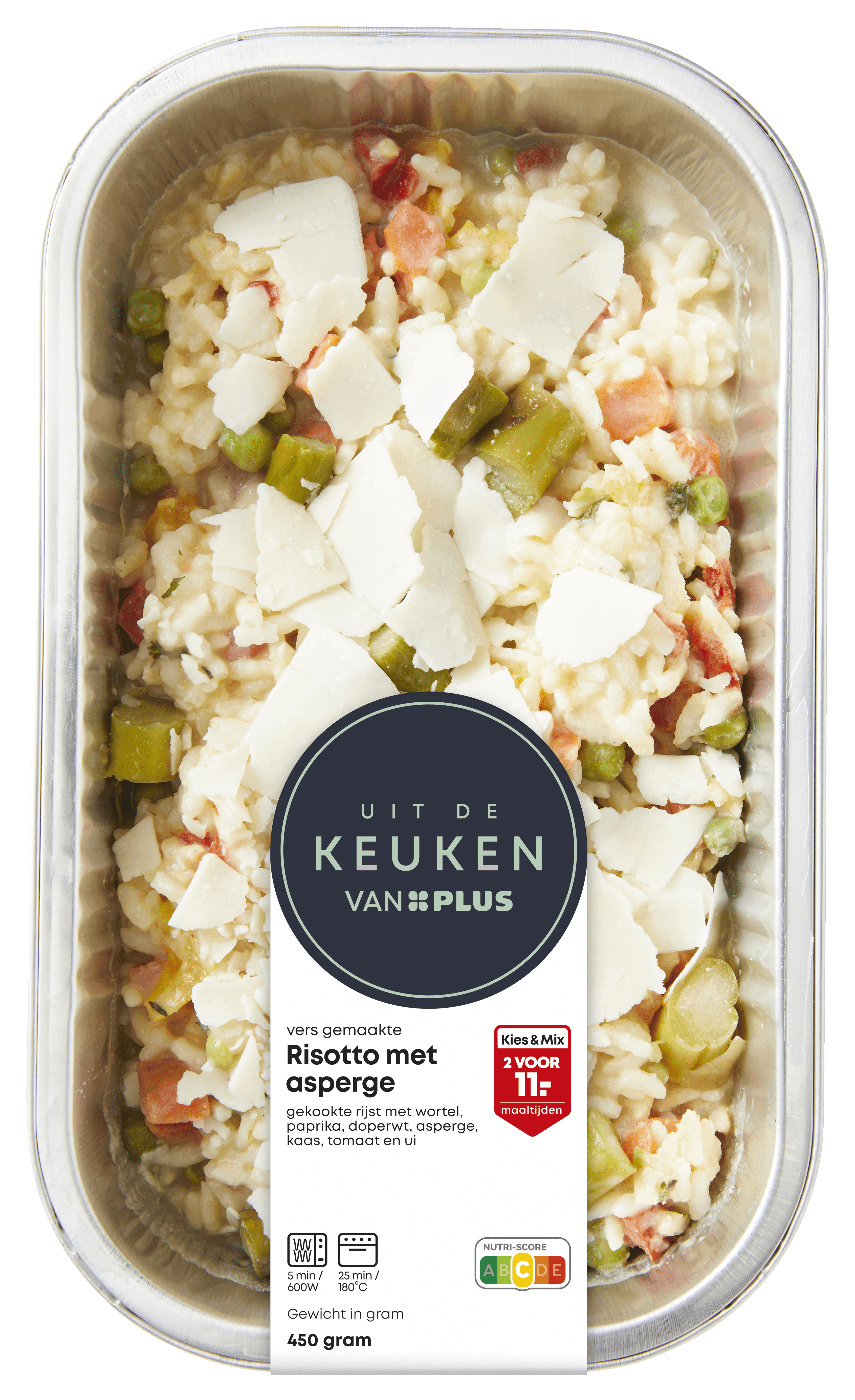 Uit de keuken van PLUS Risotto met groene asperges