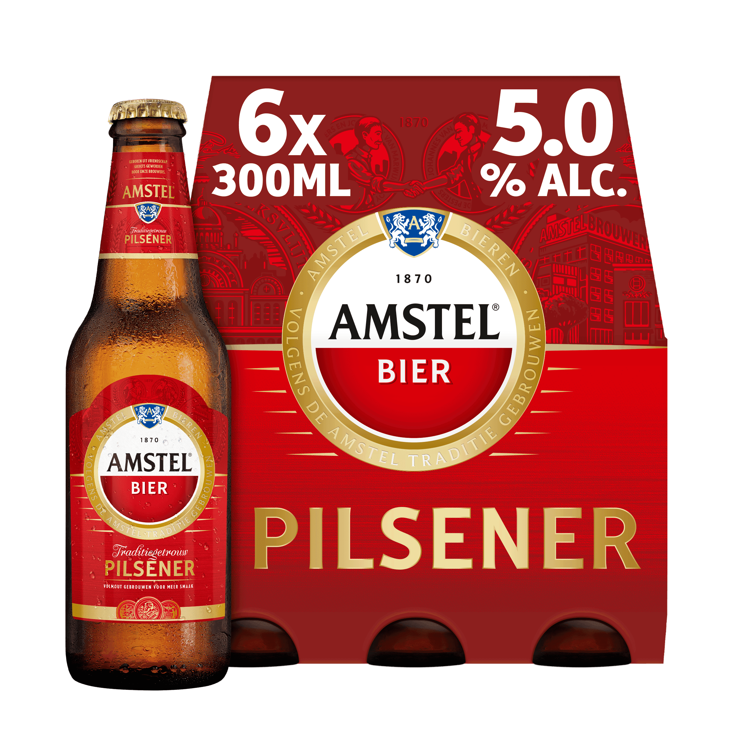 Amstel Pils bier fles