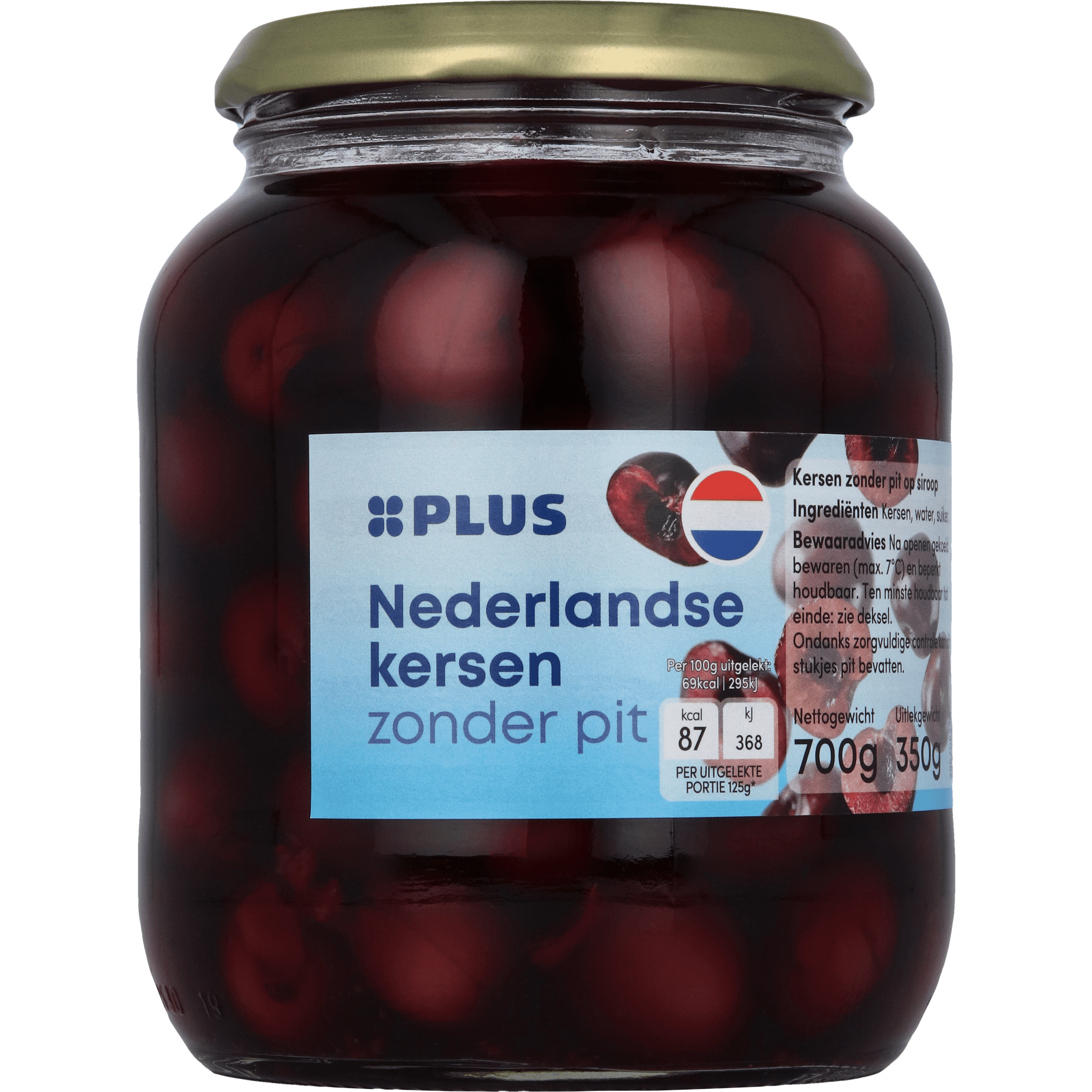 PLUS Kersen zonder pit