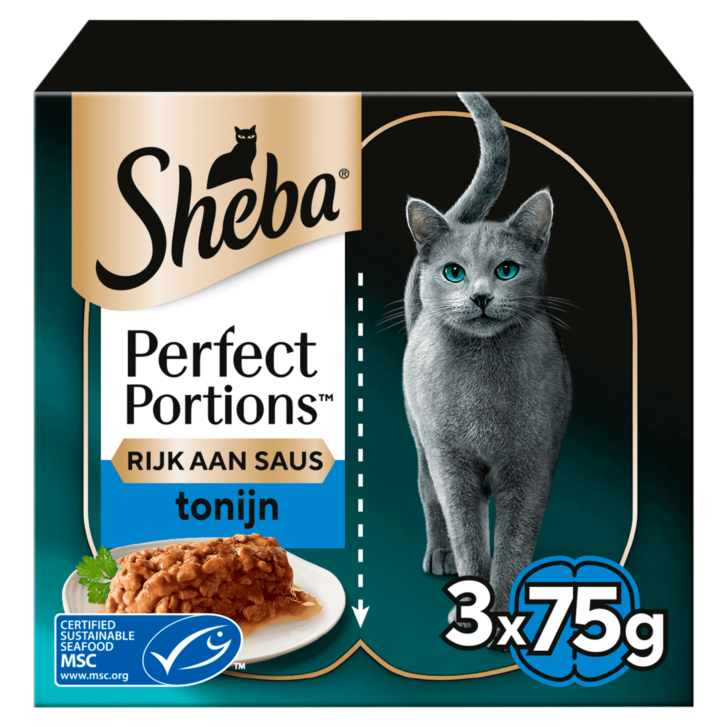 Sheba Perfect Portions tonijn in saus