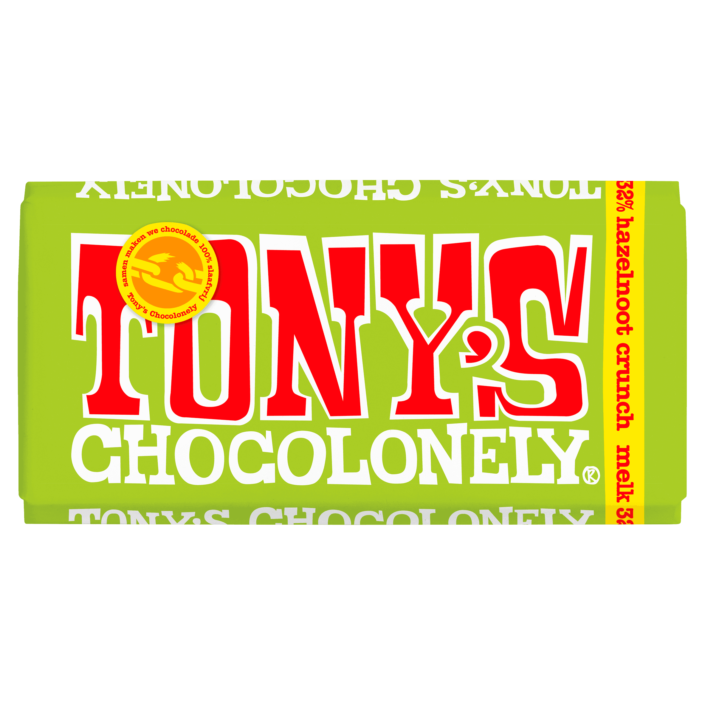 Tony's Chocolonely Melk romige hazelnoot crunch