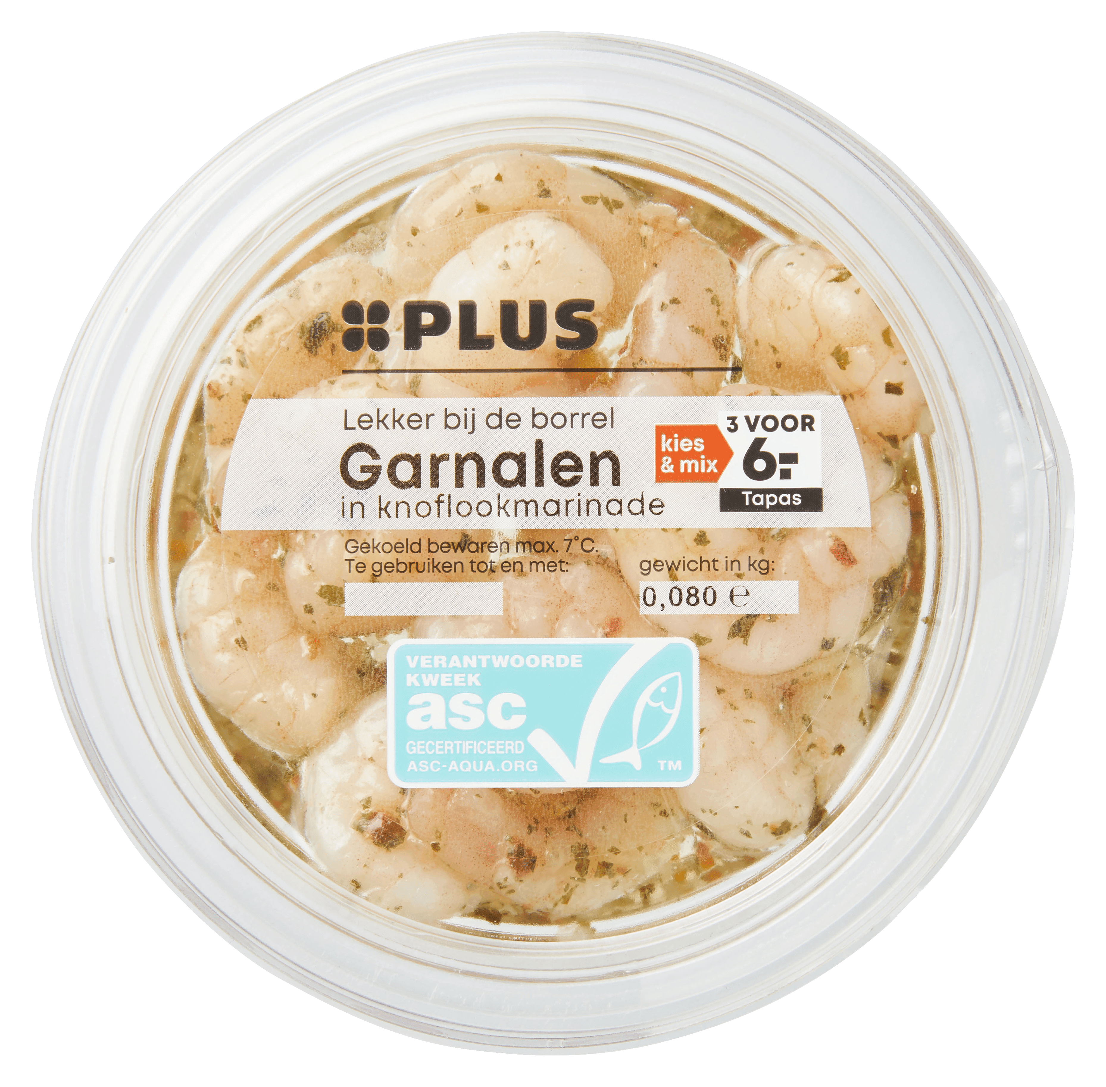 PLUS Garnalen in knoflookmarinade