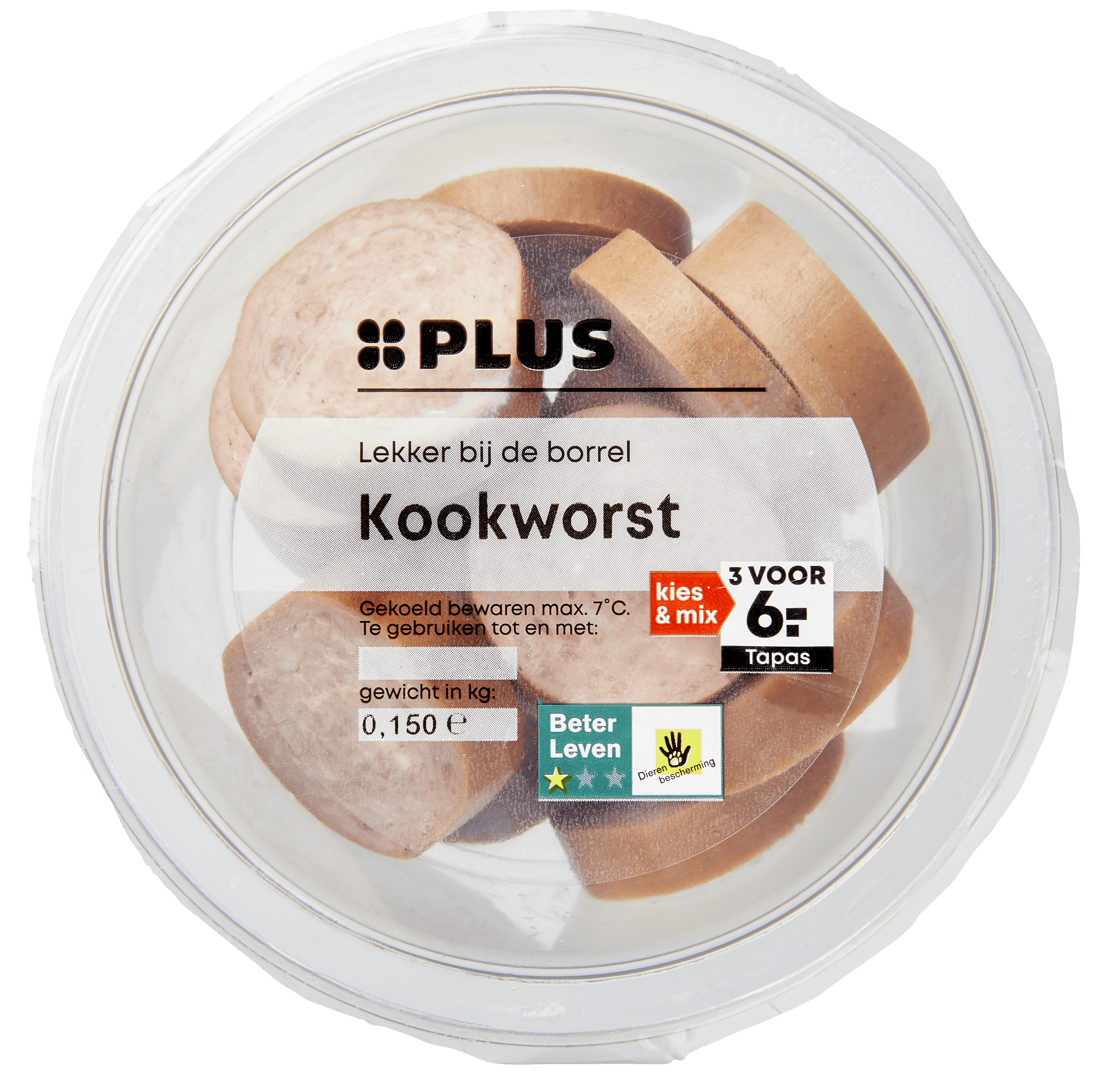 PLUS Antipasti Gelderse gekookte worst