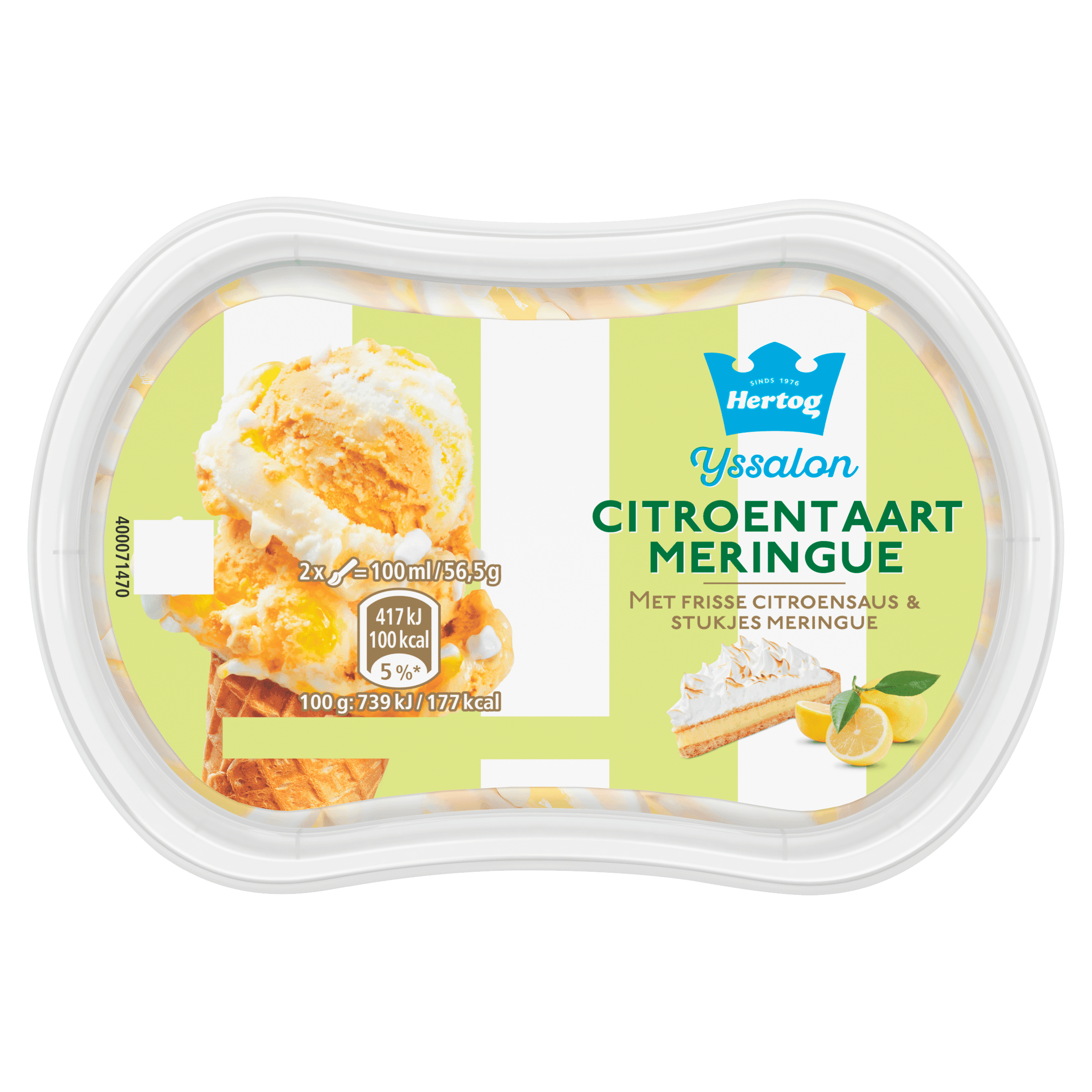 Hertog Citroentaart meringue