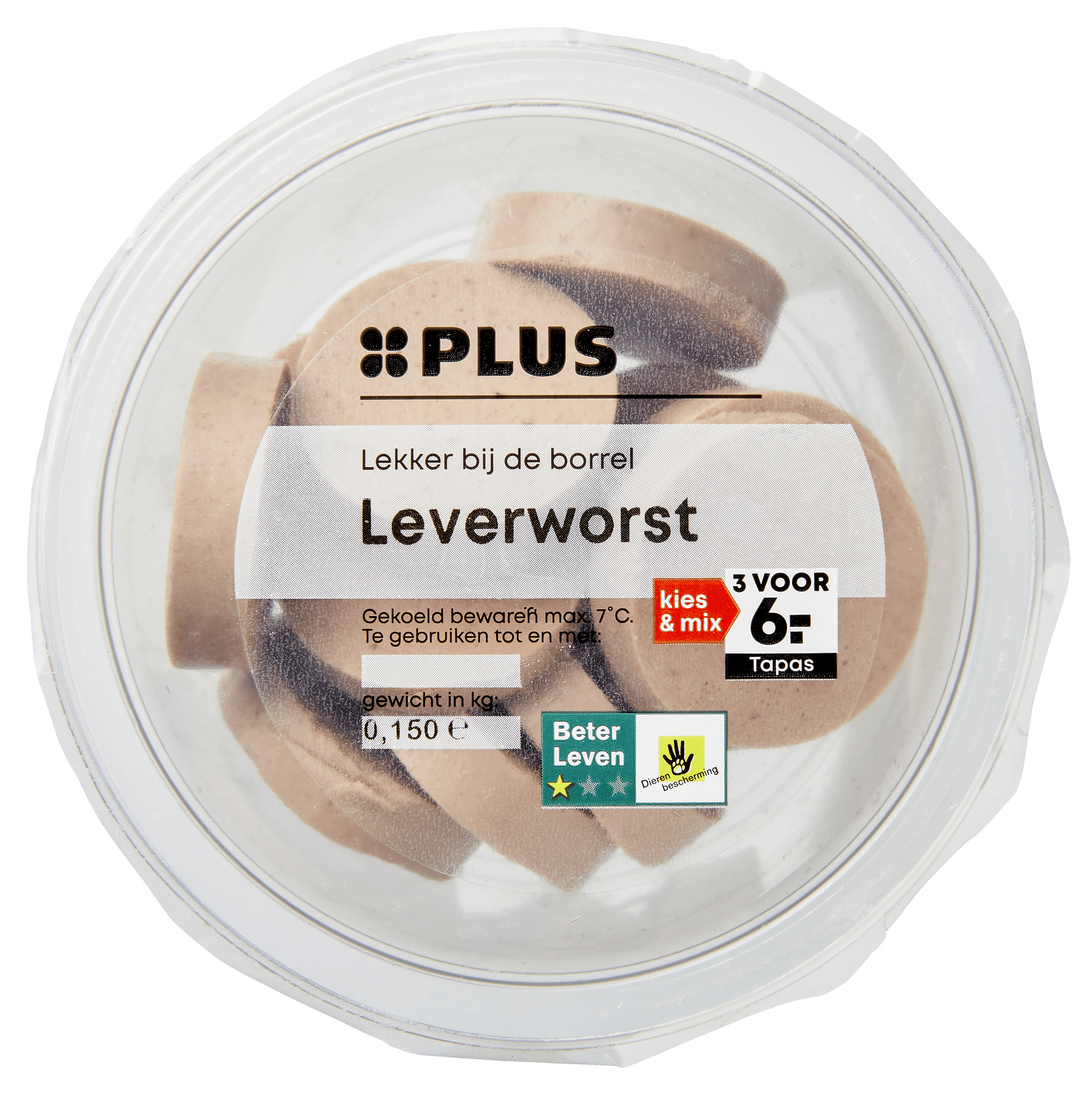 PLUS Antipasti slagersleverworst