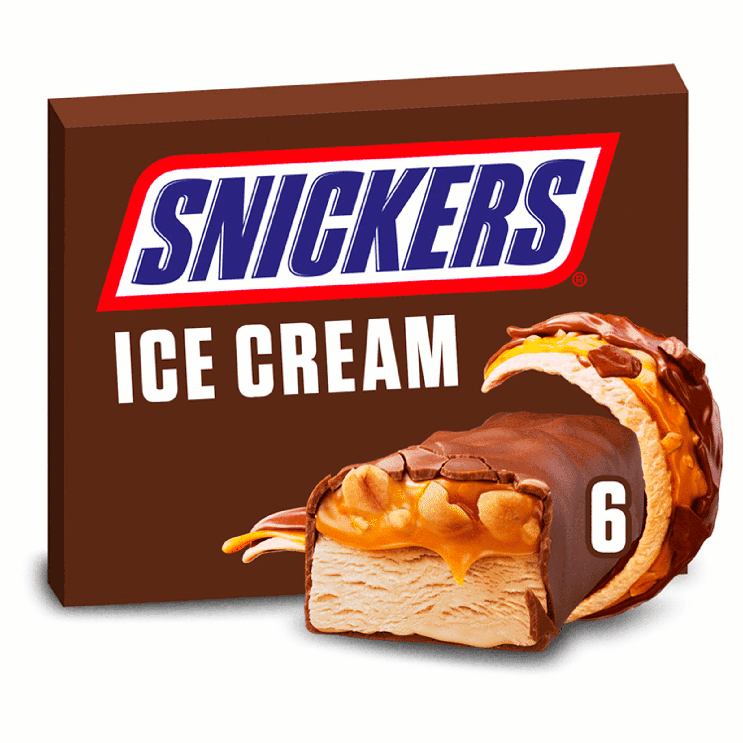 Snickers Melk chocolade karamel ijs multipack