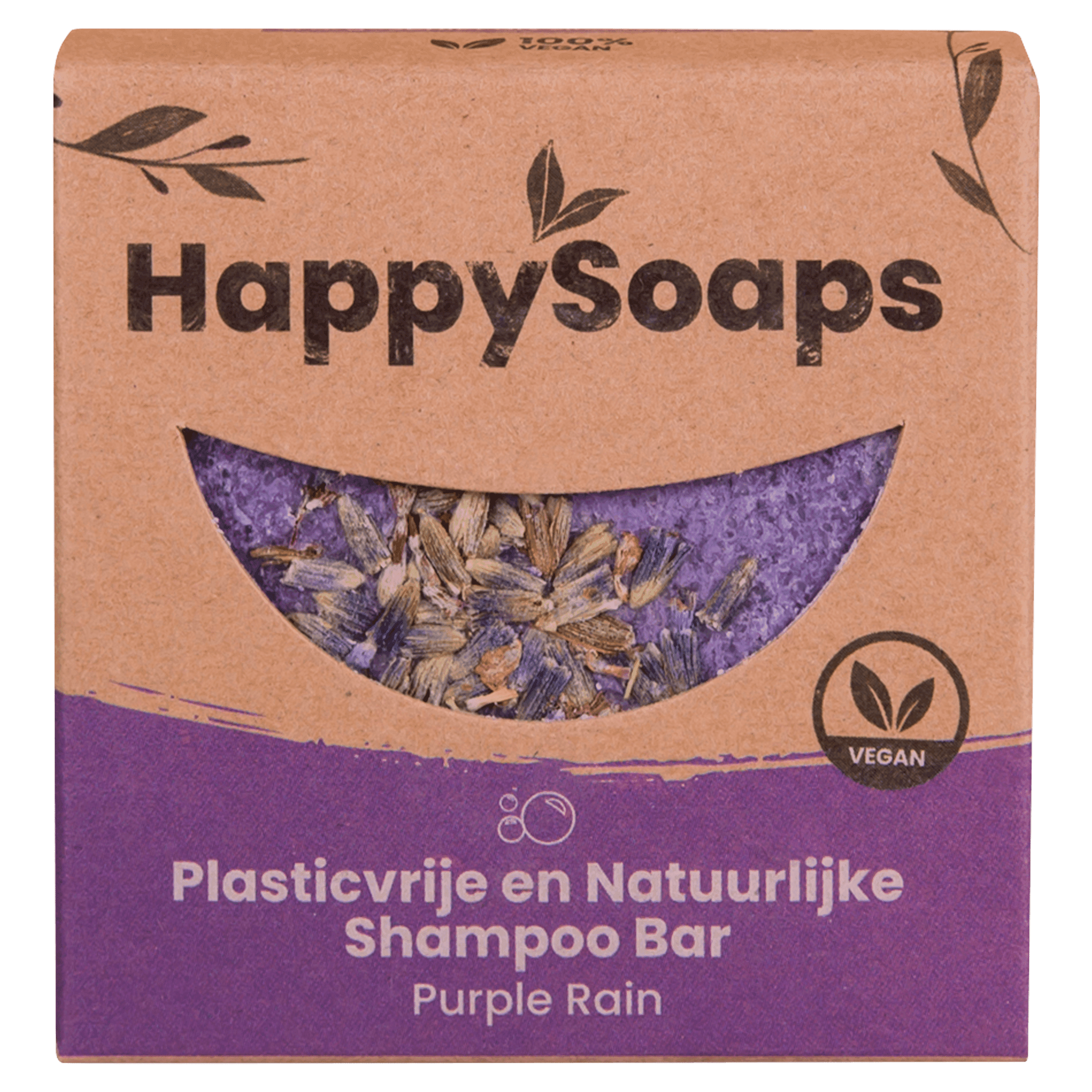 HappySoaps Purple rain shampoo bar