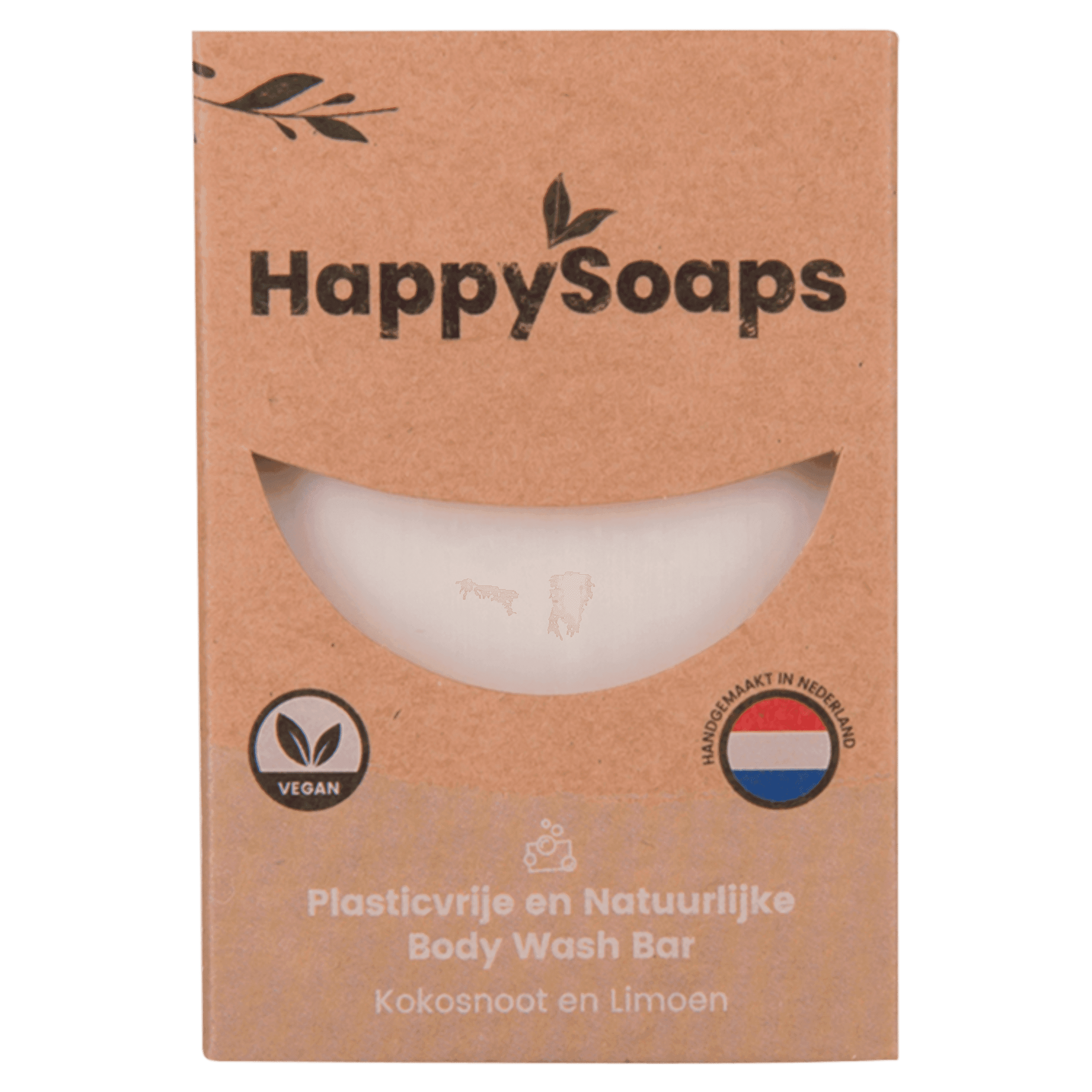 HappySoaps Kokosnoot en limoen body bar