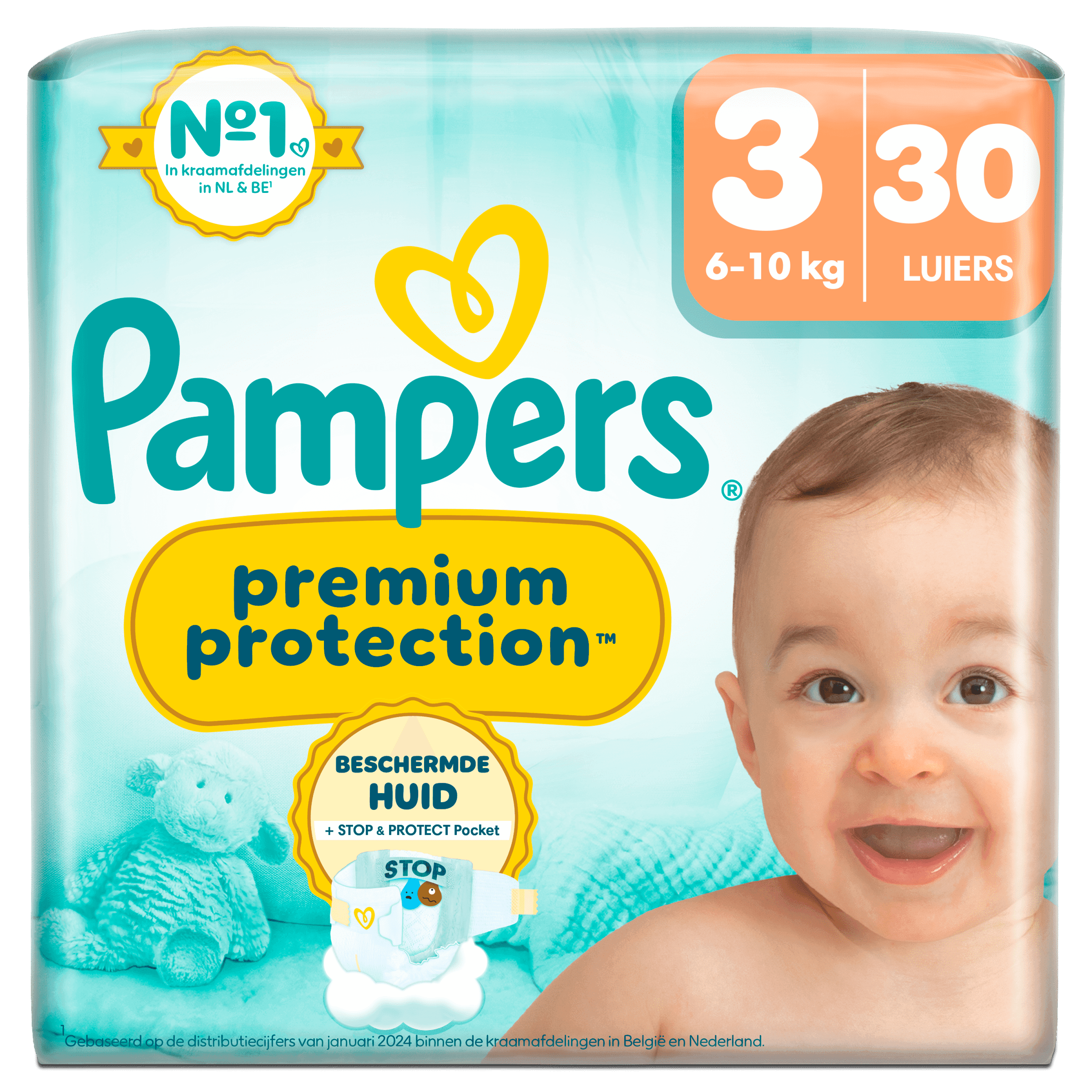 Pampers Premium Protection maat 3 Key size