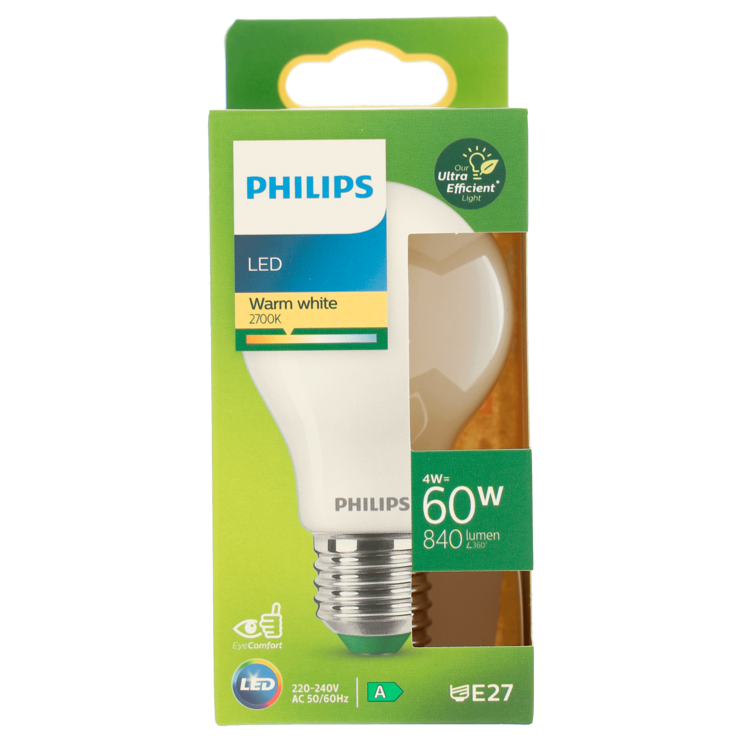 Philips LED Bulb 60W E27 2700K FR UE