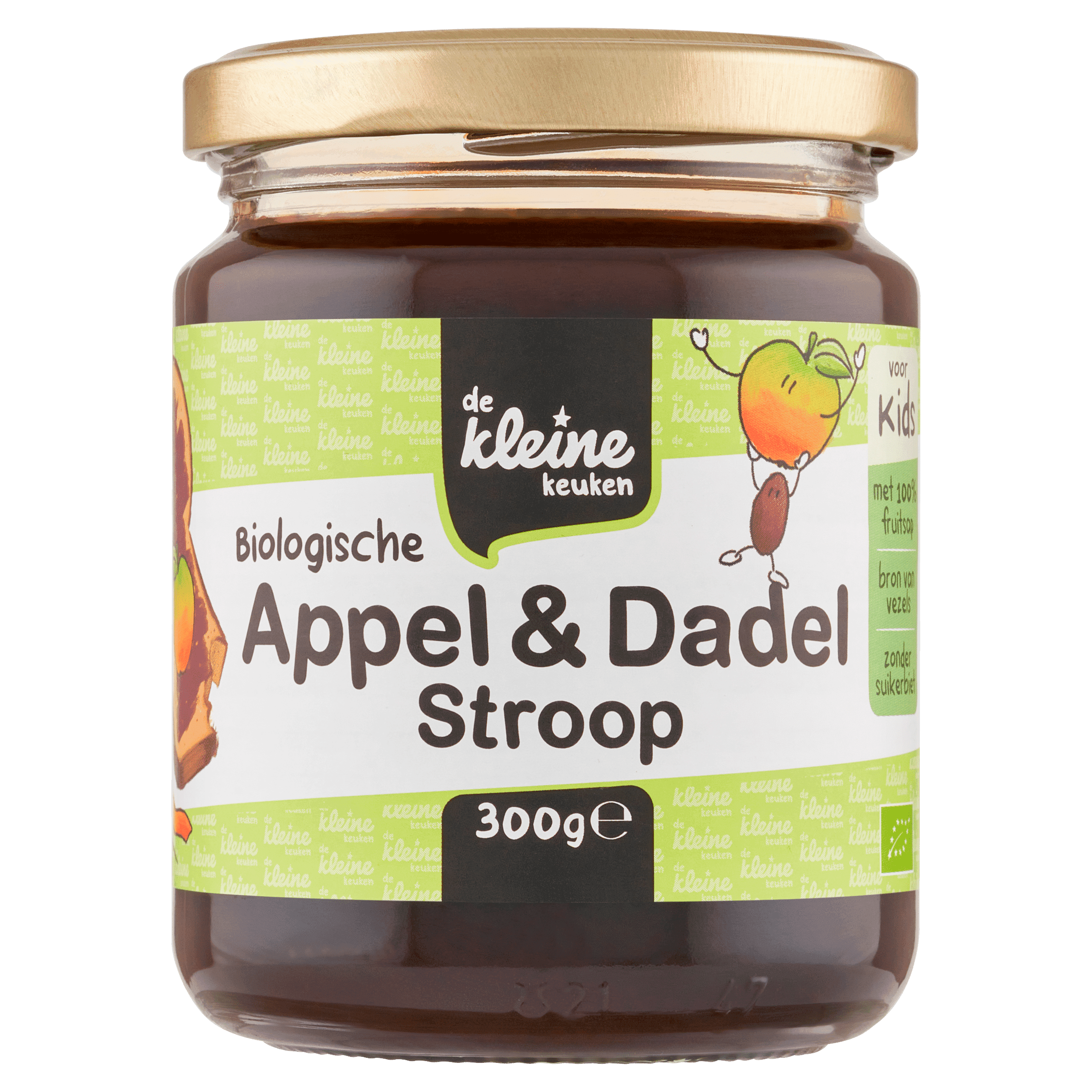 De Kleine Keuken Biologische Stroop Appel & Dadel