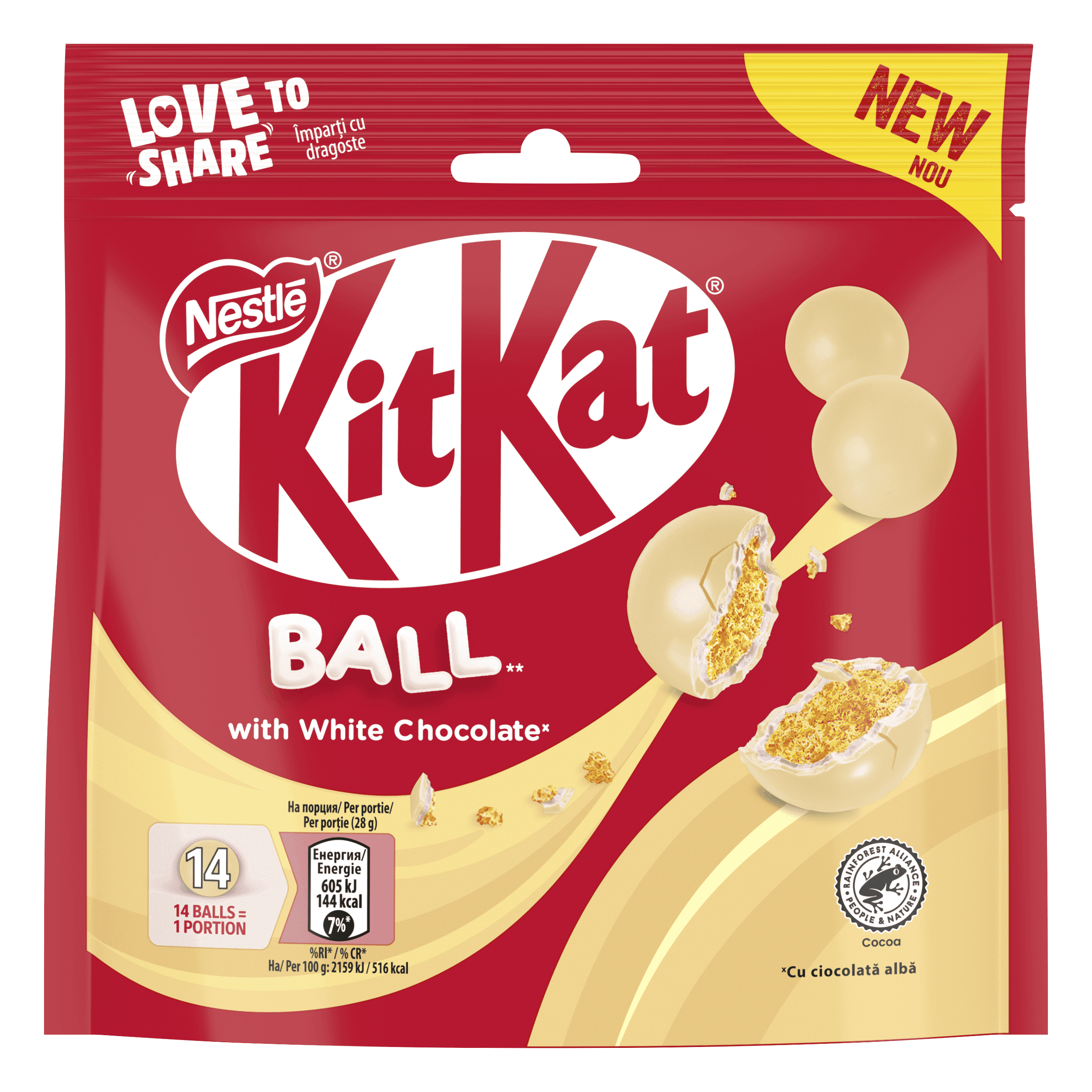 KitKat Kitkat balls wit