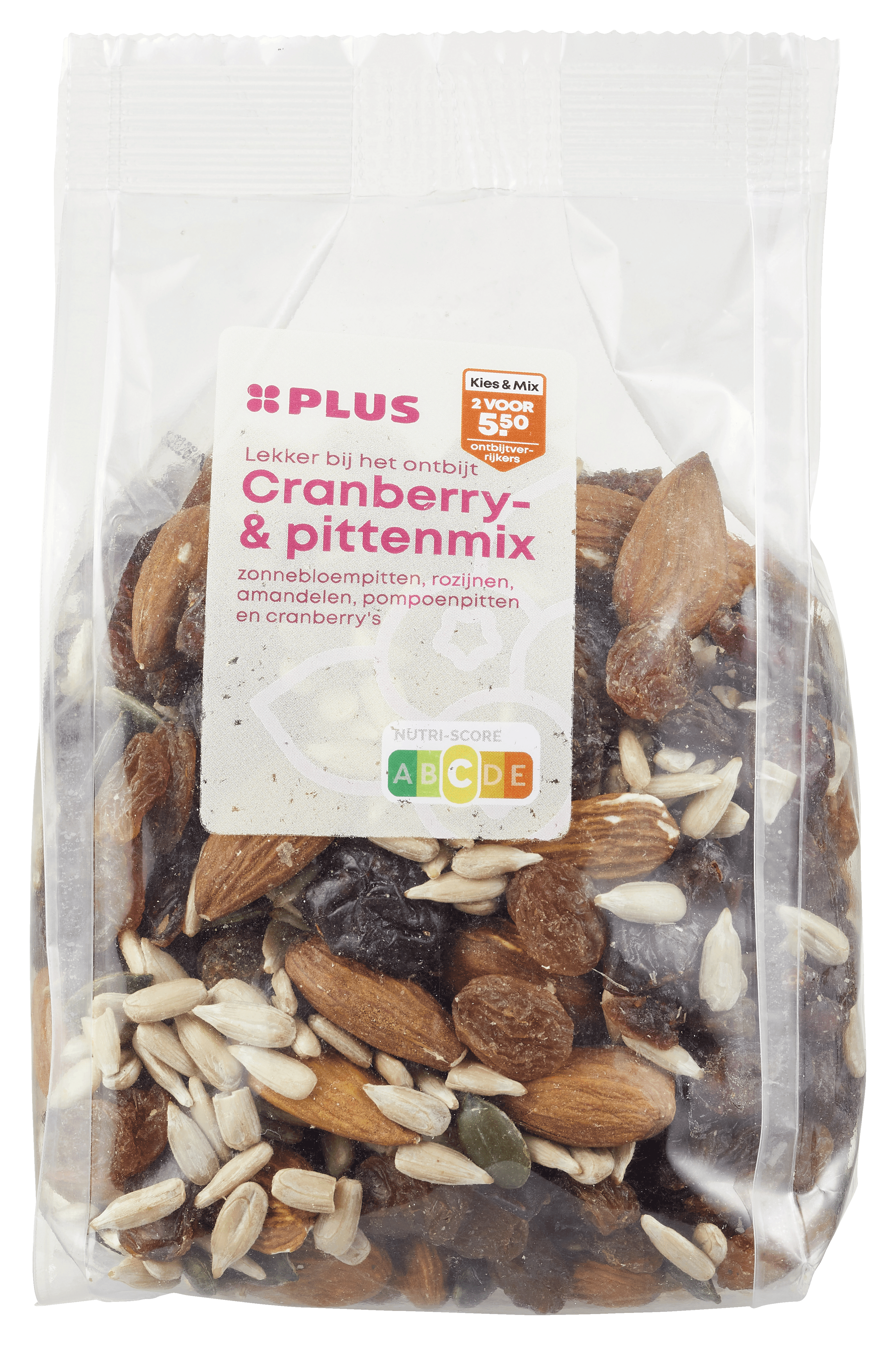 PLUS Ontbijtmix cranberry & pitten