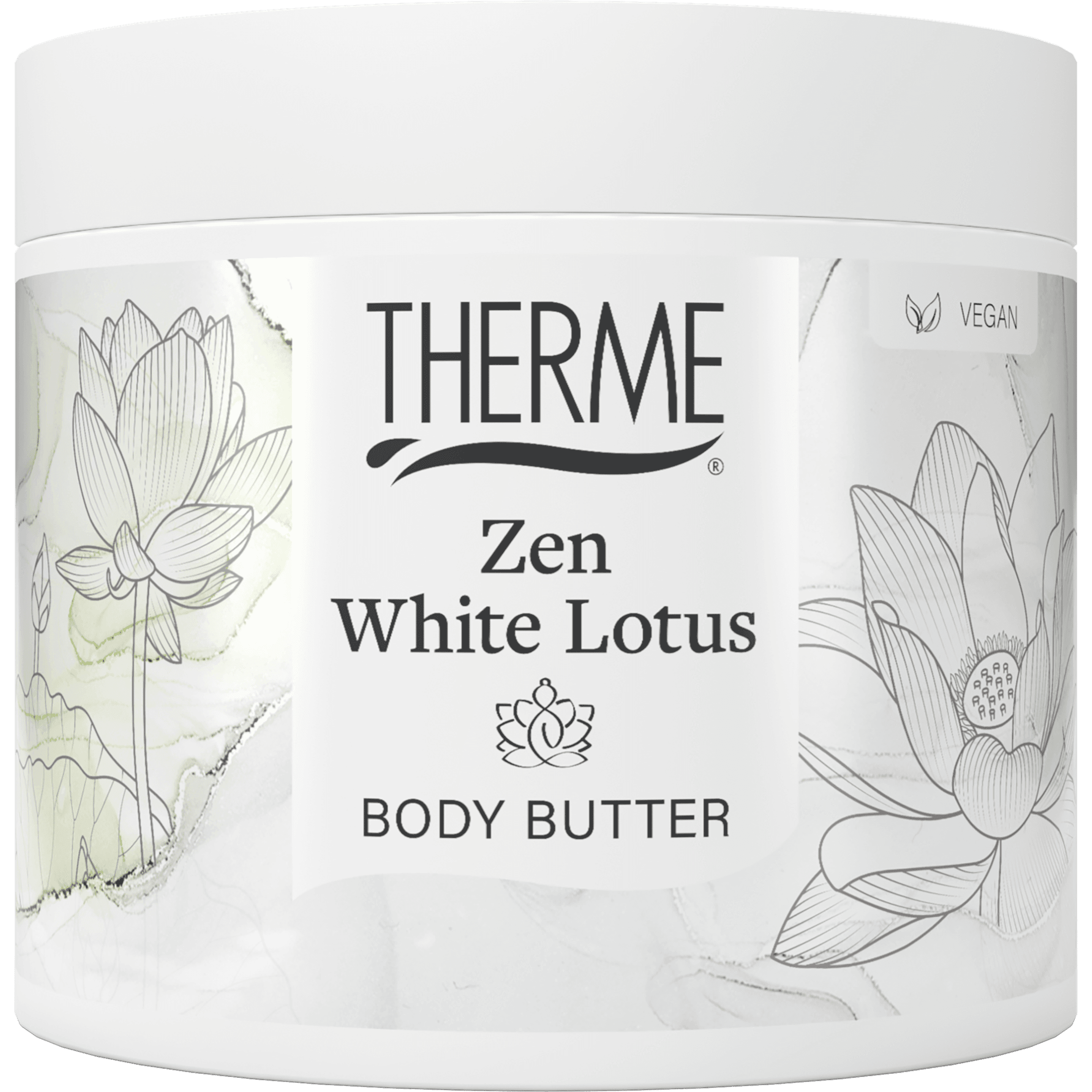 Therme Zen white lotus body butter
