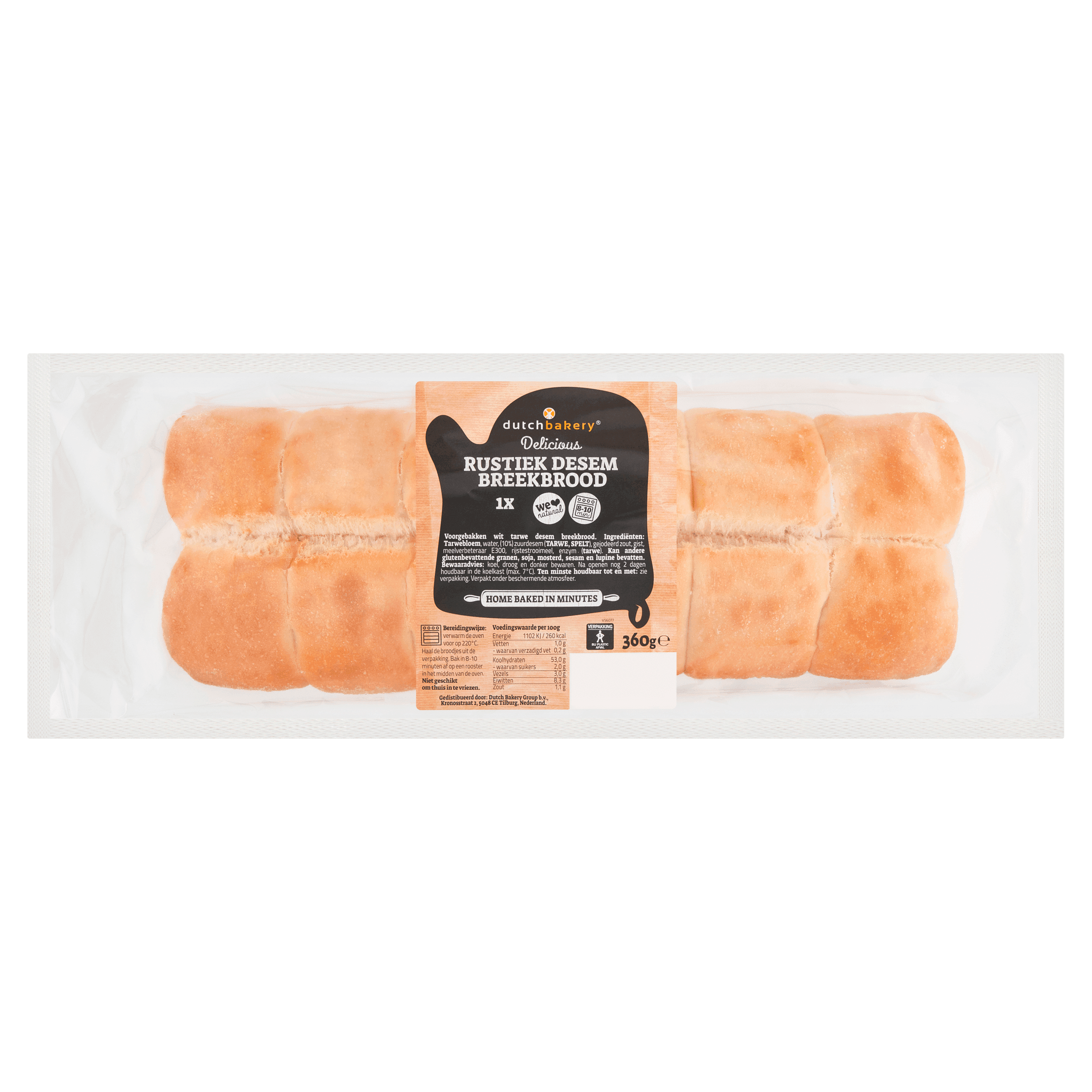 Dutch Bakery Breekbrood rustiek wit