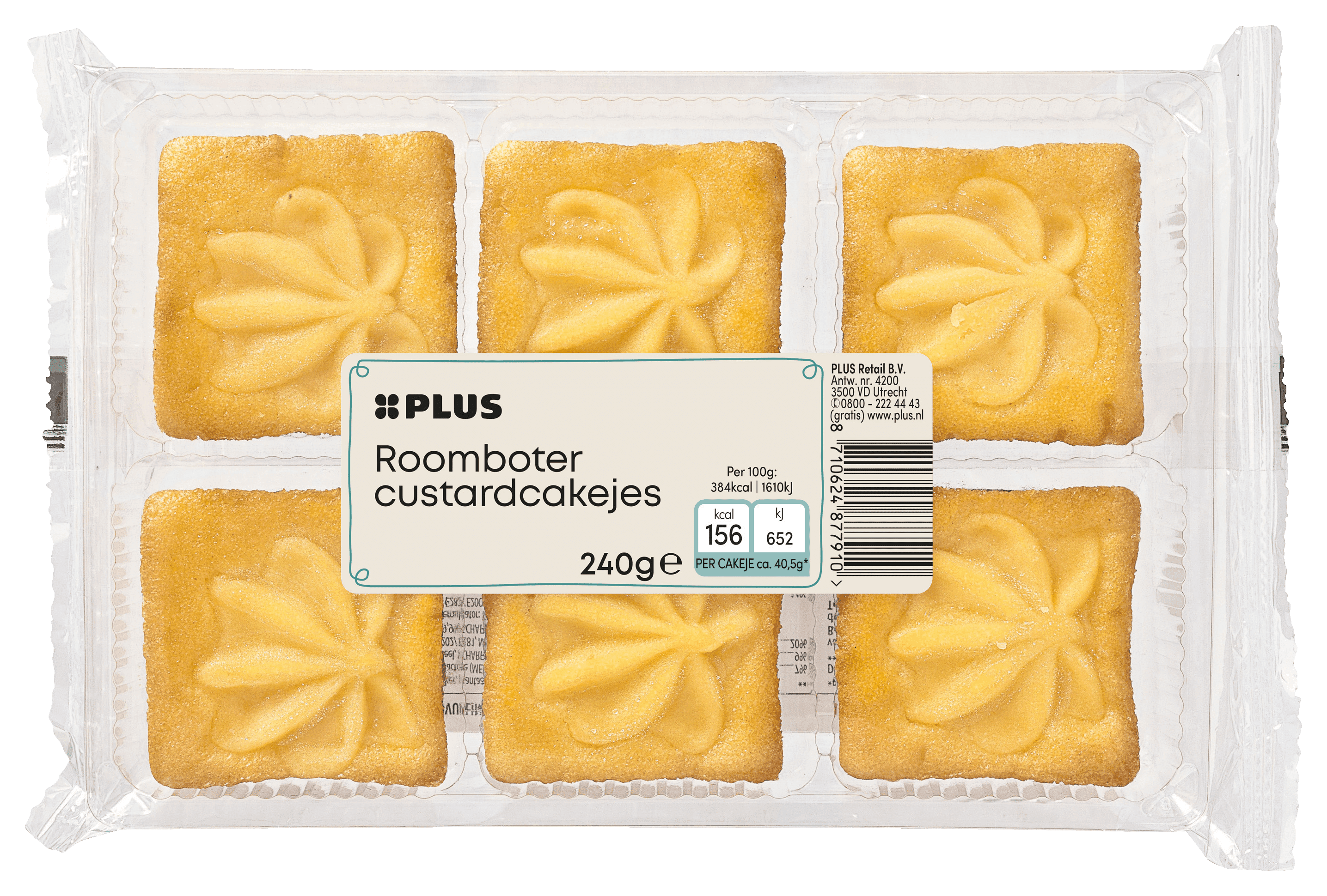 PLUS Custard cakejes
