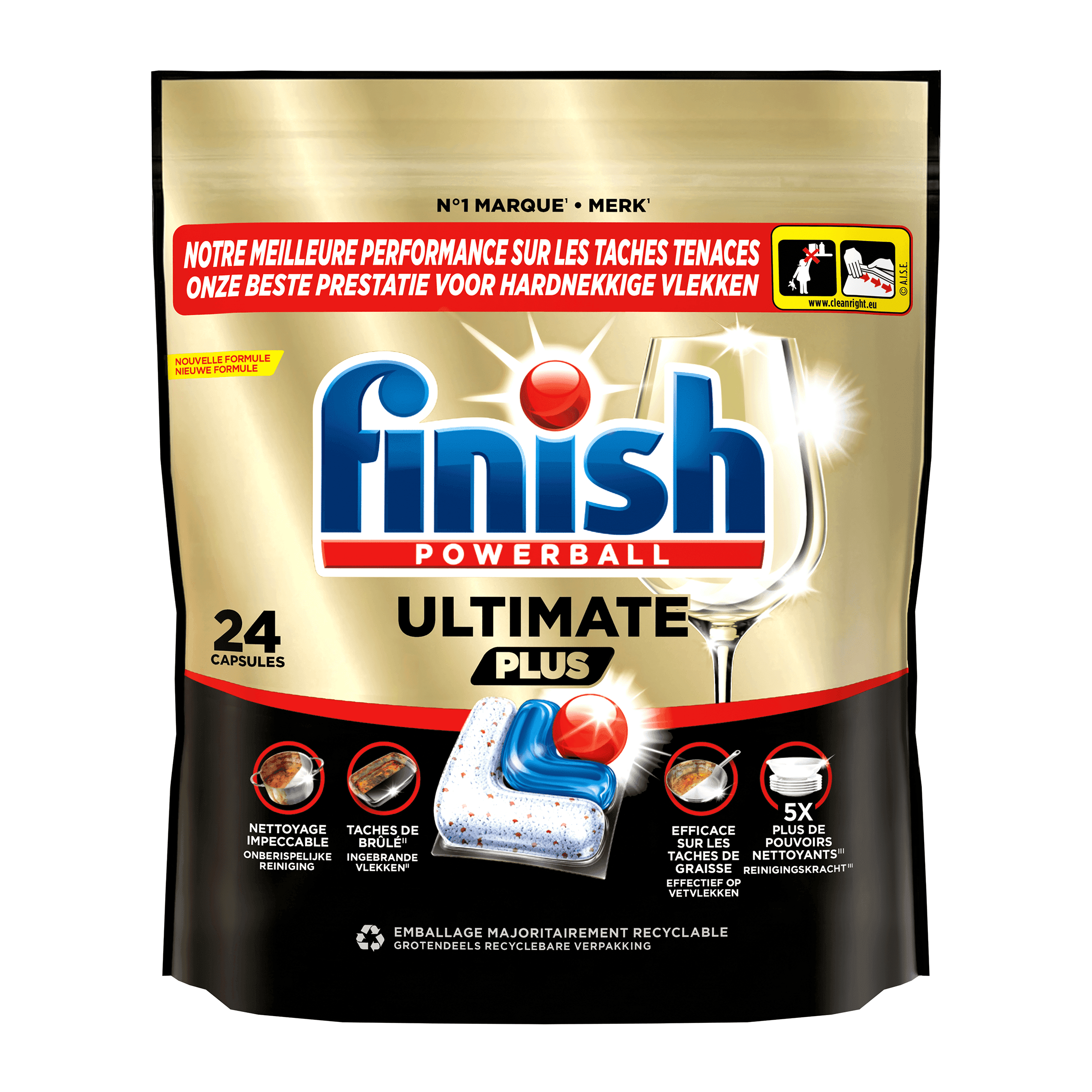 Finish Ultimate plus regular vaatwascapsules